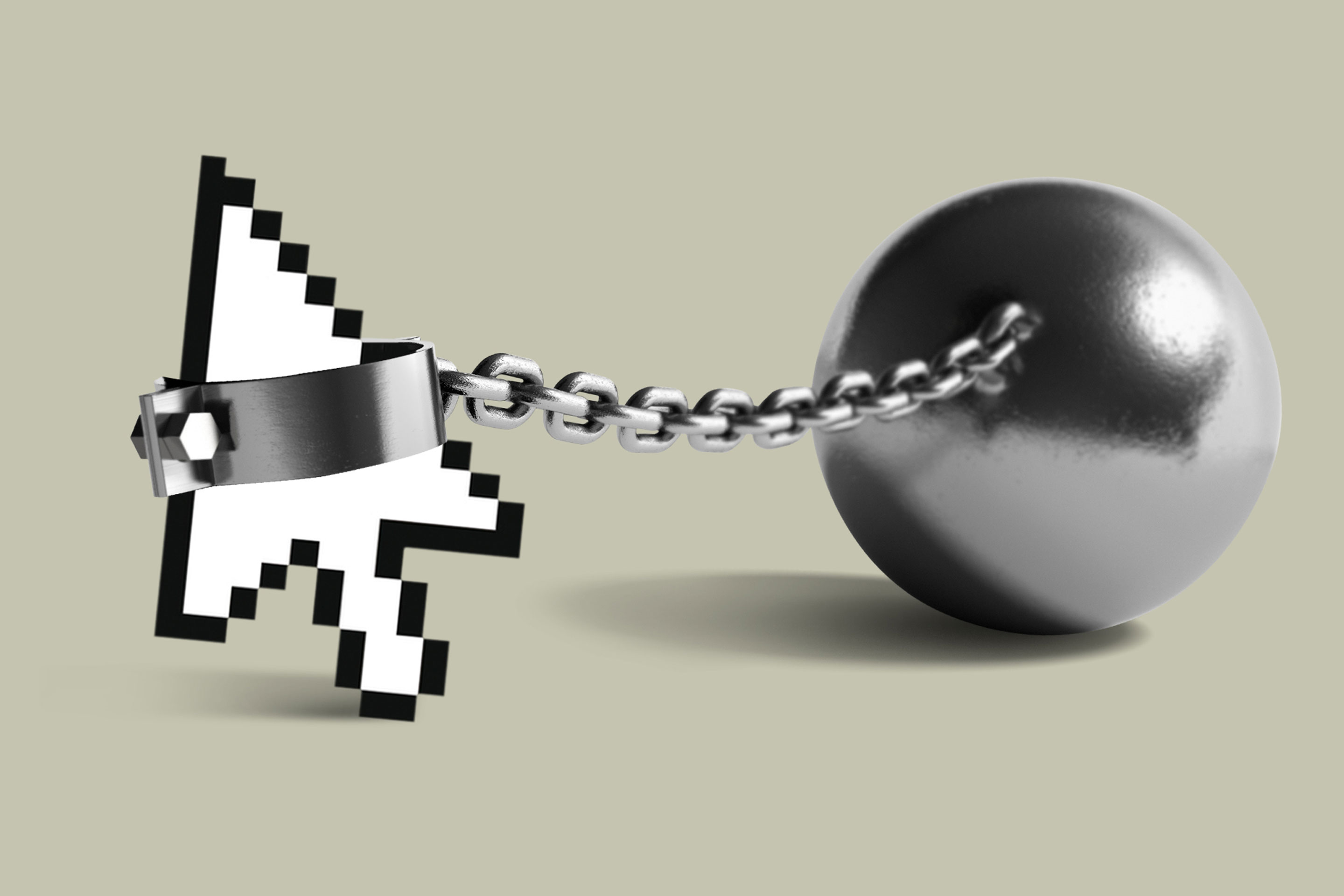 Photo-Illustration by Tres Commas; original photo, chain: Mevans—Getty Images