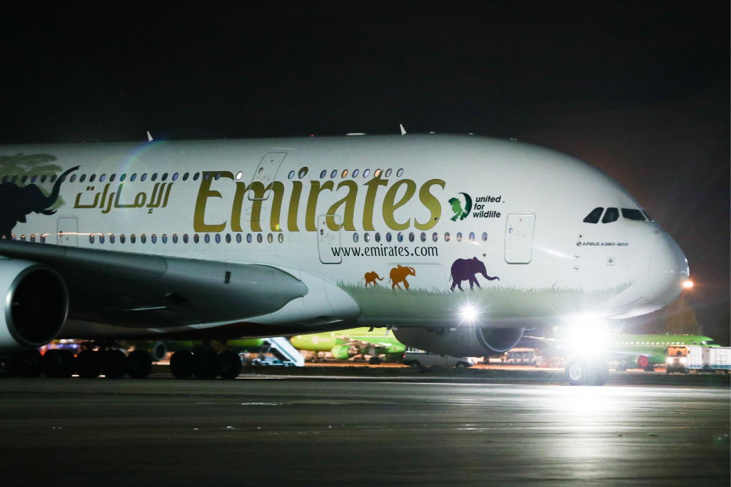 Passenger planes at Moscow's Domodedovo Airport