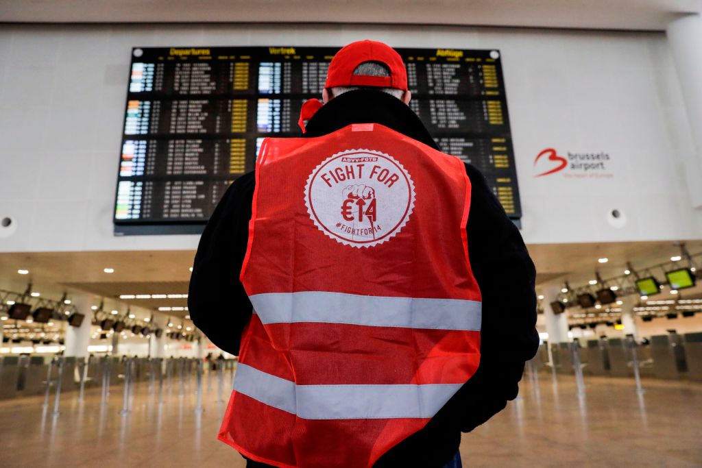 BELGIUM-TRANSPORT-STRIKE