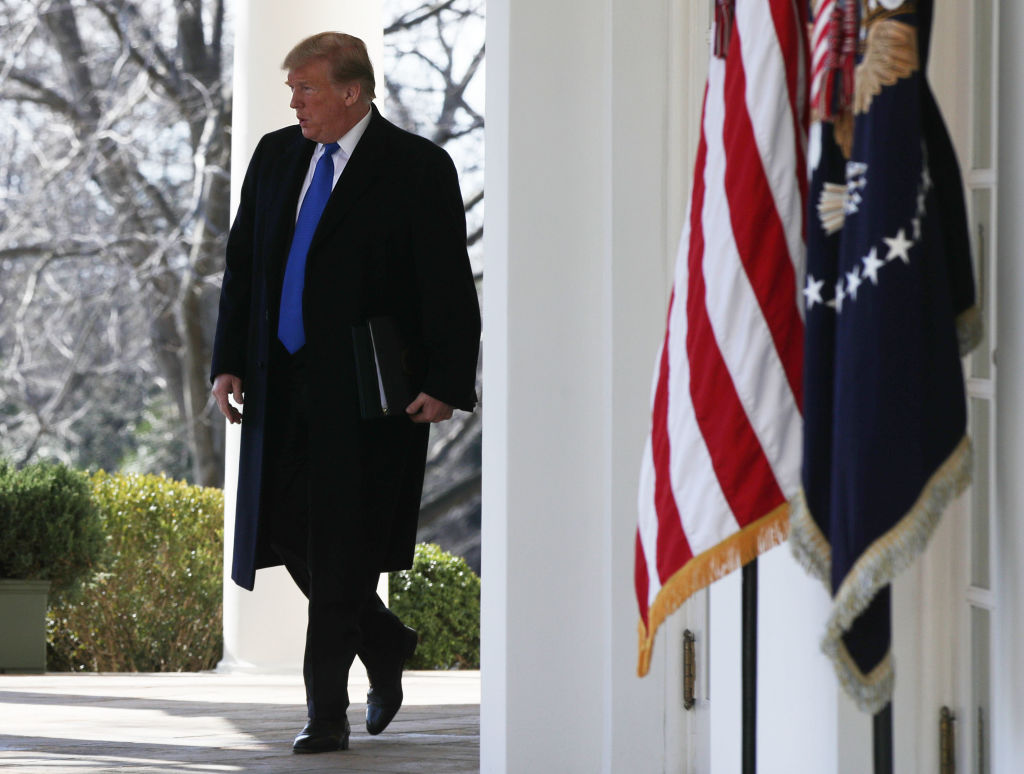 President Trump Discusses National Security And The Southern Border