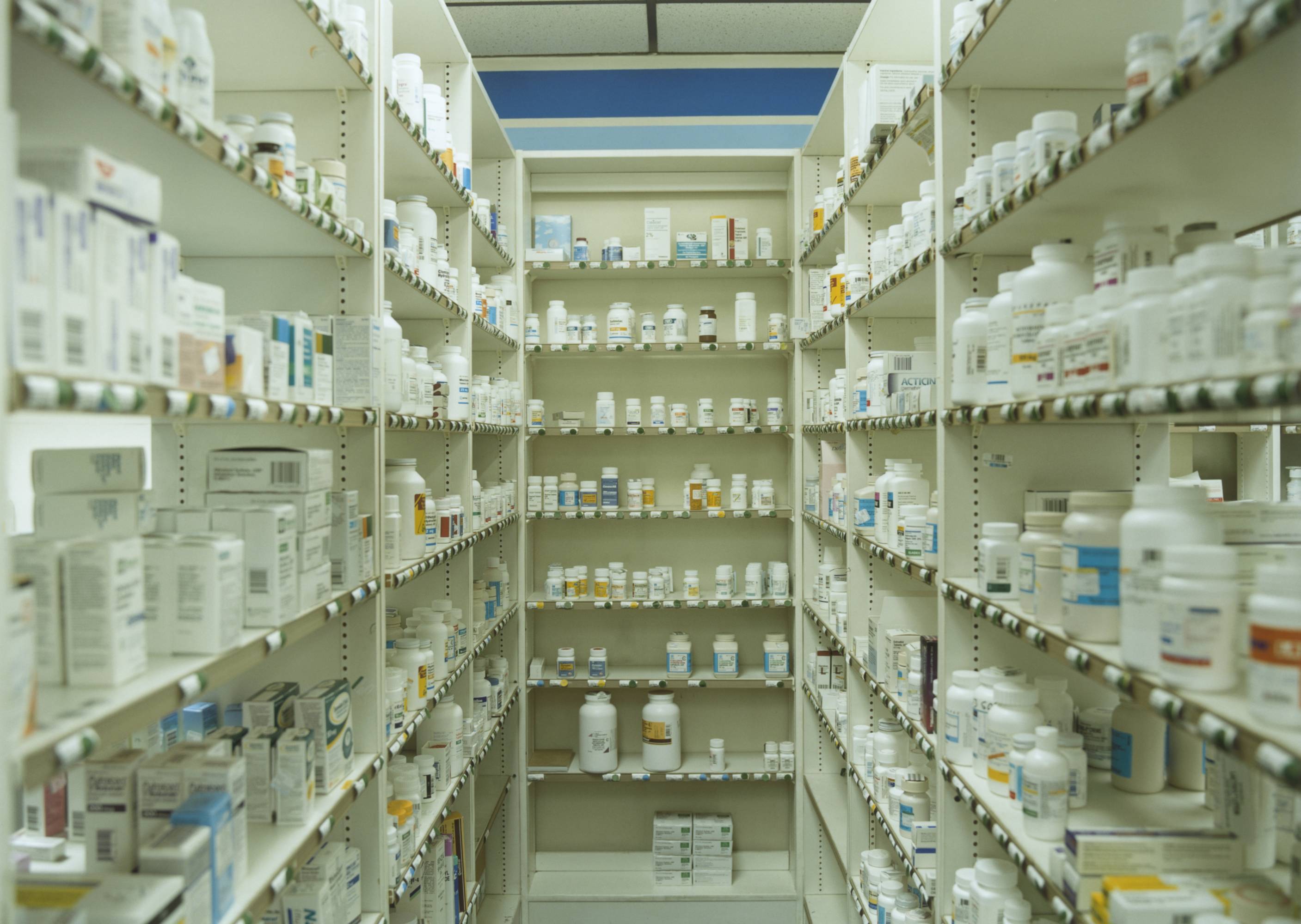 Medicine in Drugstore