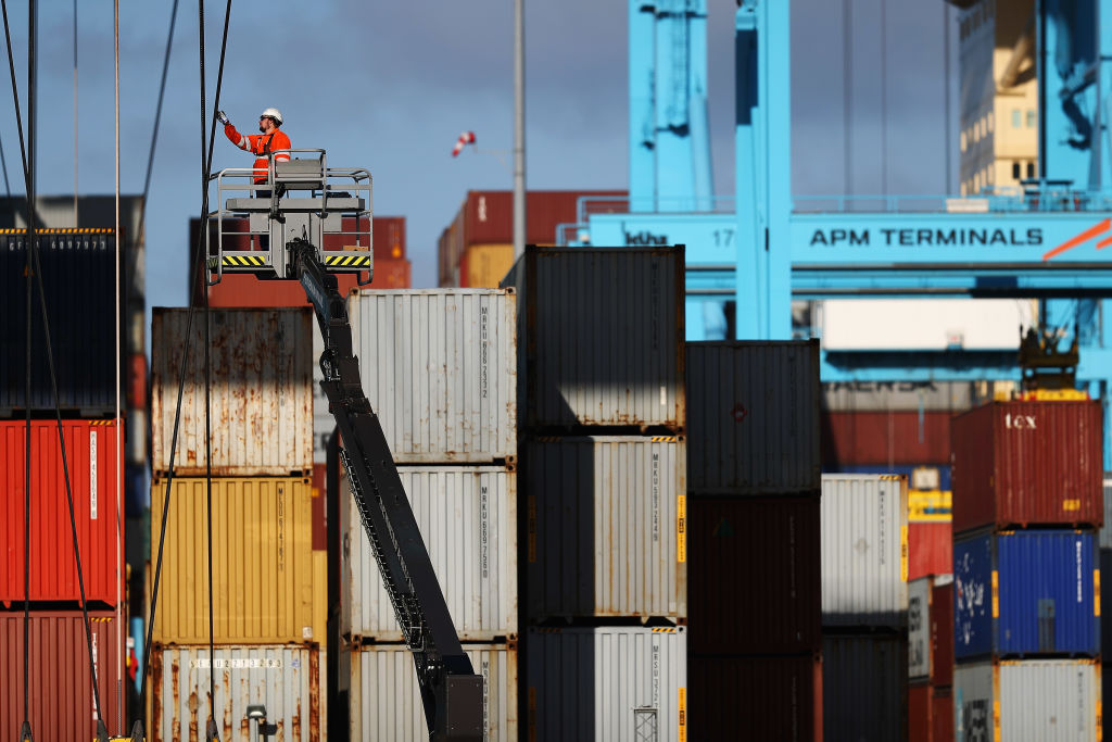 General Views of Rotterdam Port