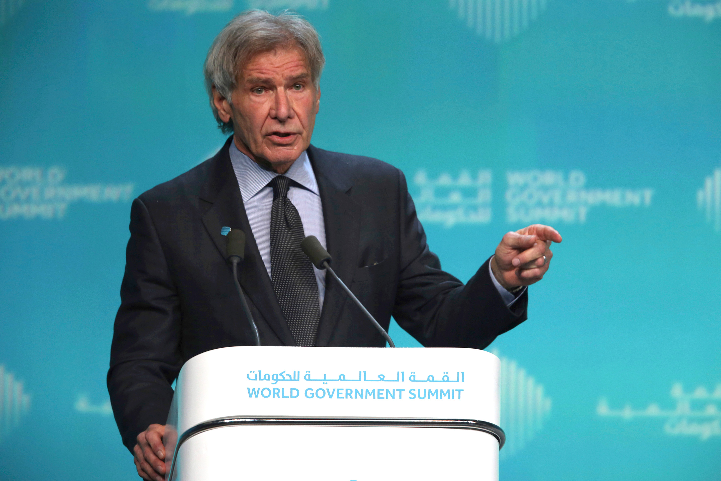 Emirates People Harrison Ford, Dubai, United Arab Emirates - 12 Feb 2019