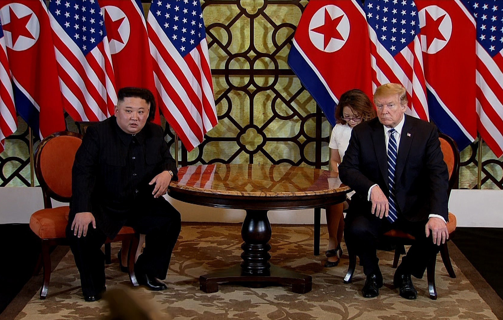 U.S. President Trump And North Korean Leader Kim Jong-un Meet In Hanoi