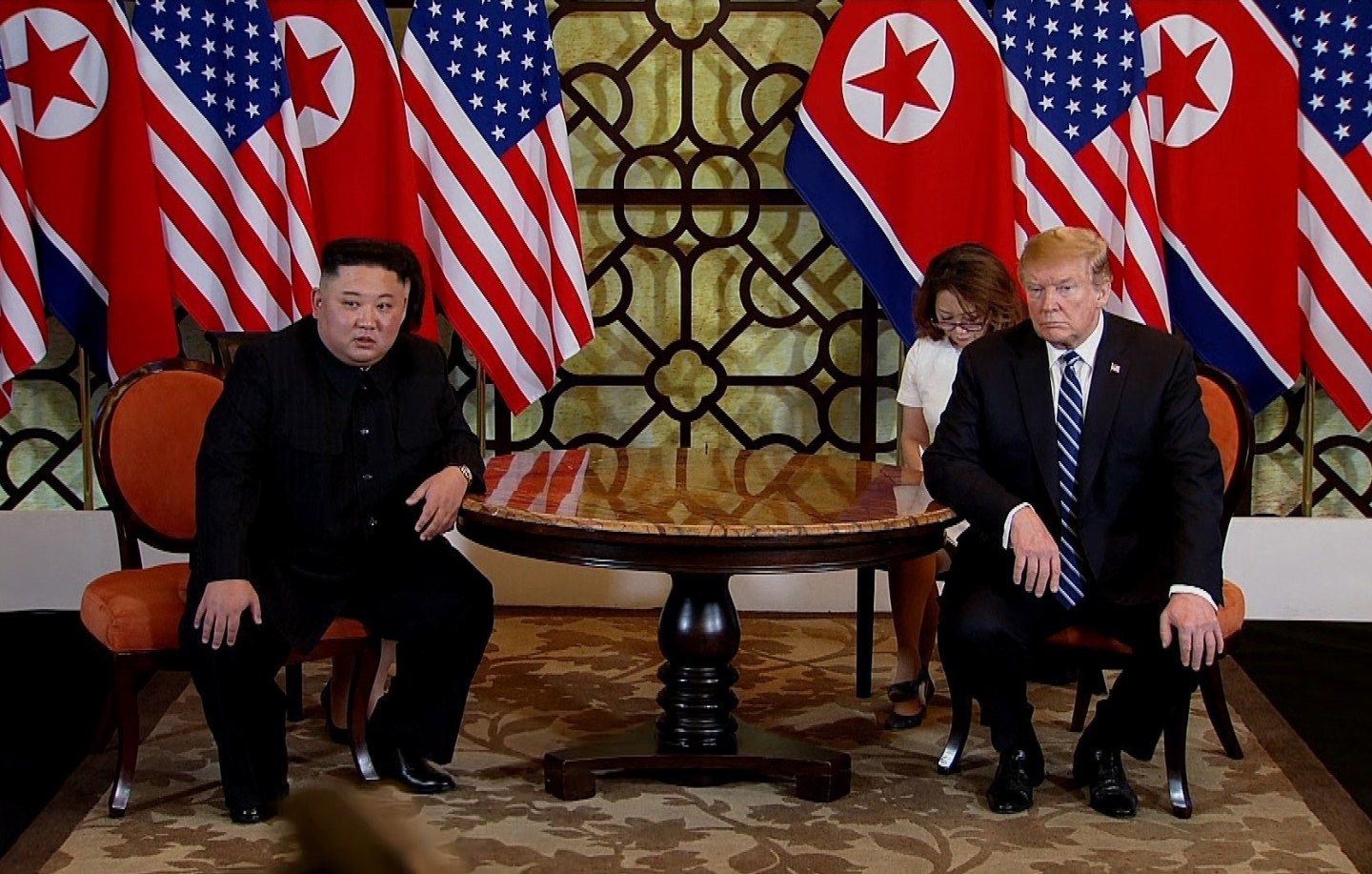 U.S. President Trump And North Korean Leader Kim Jong-un Meet In Hanoi