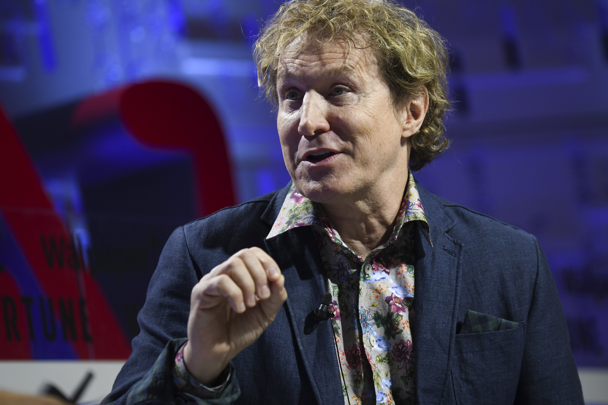 Nelson Coates, production designer for 'Crazy Rich Asians,' speaking at the 2019 Fortune Brainstorm Design conference in Singapore.