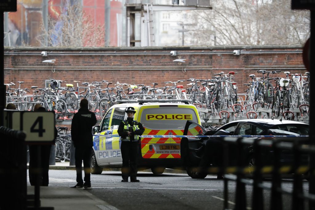 BRITAIN-POLICE-PACKAGES