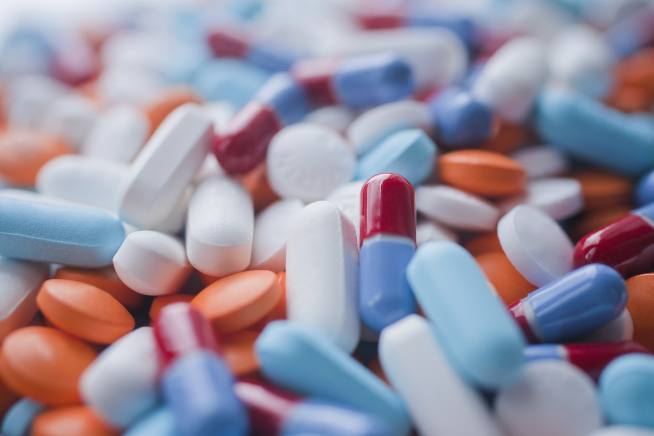 Variety of pills and capsules