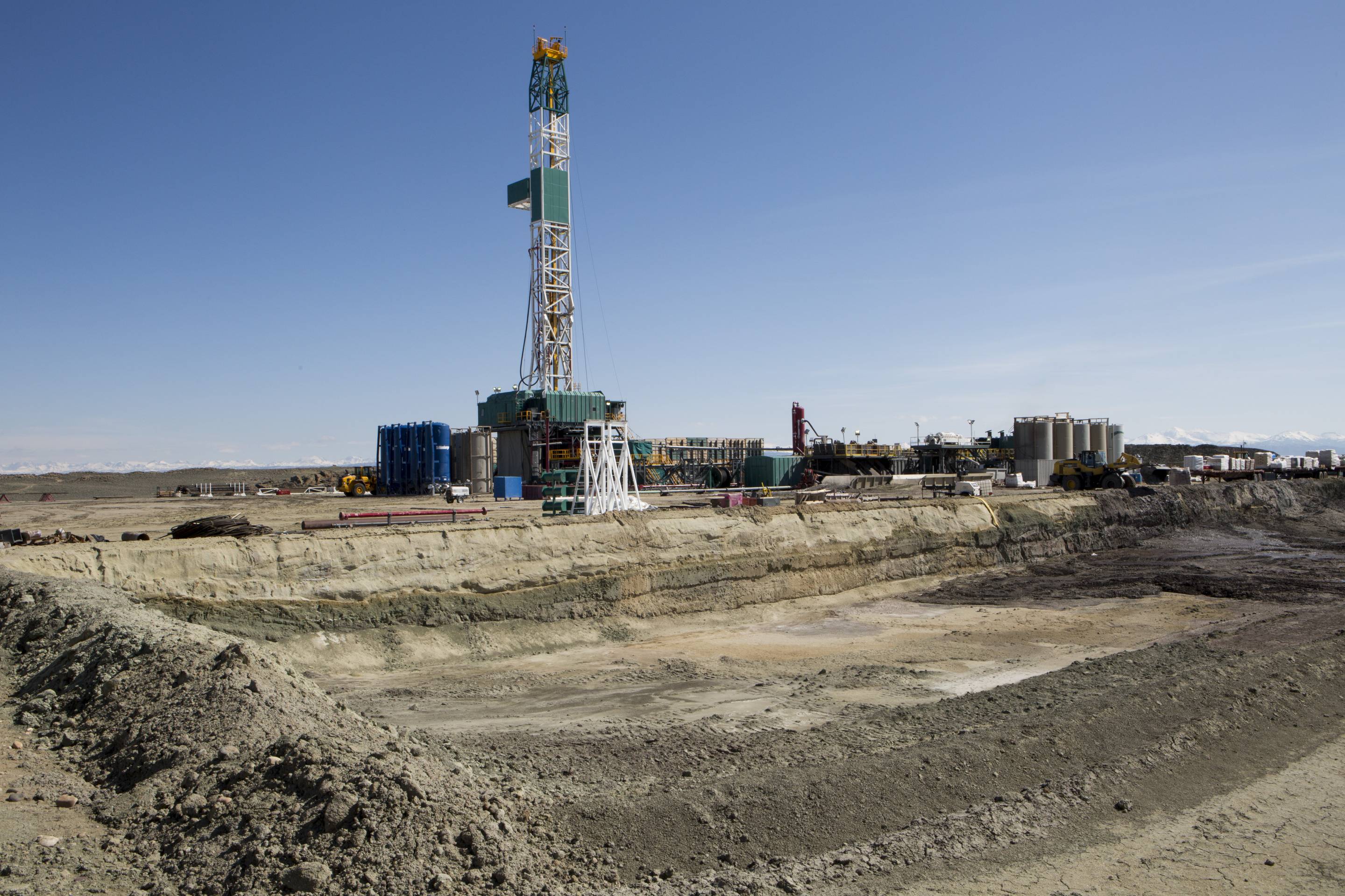 Natural gas fracking in Wyoming