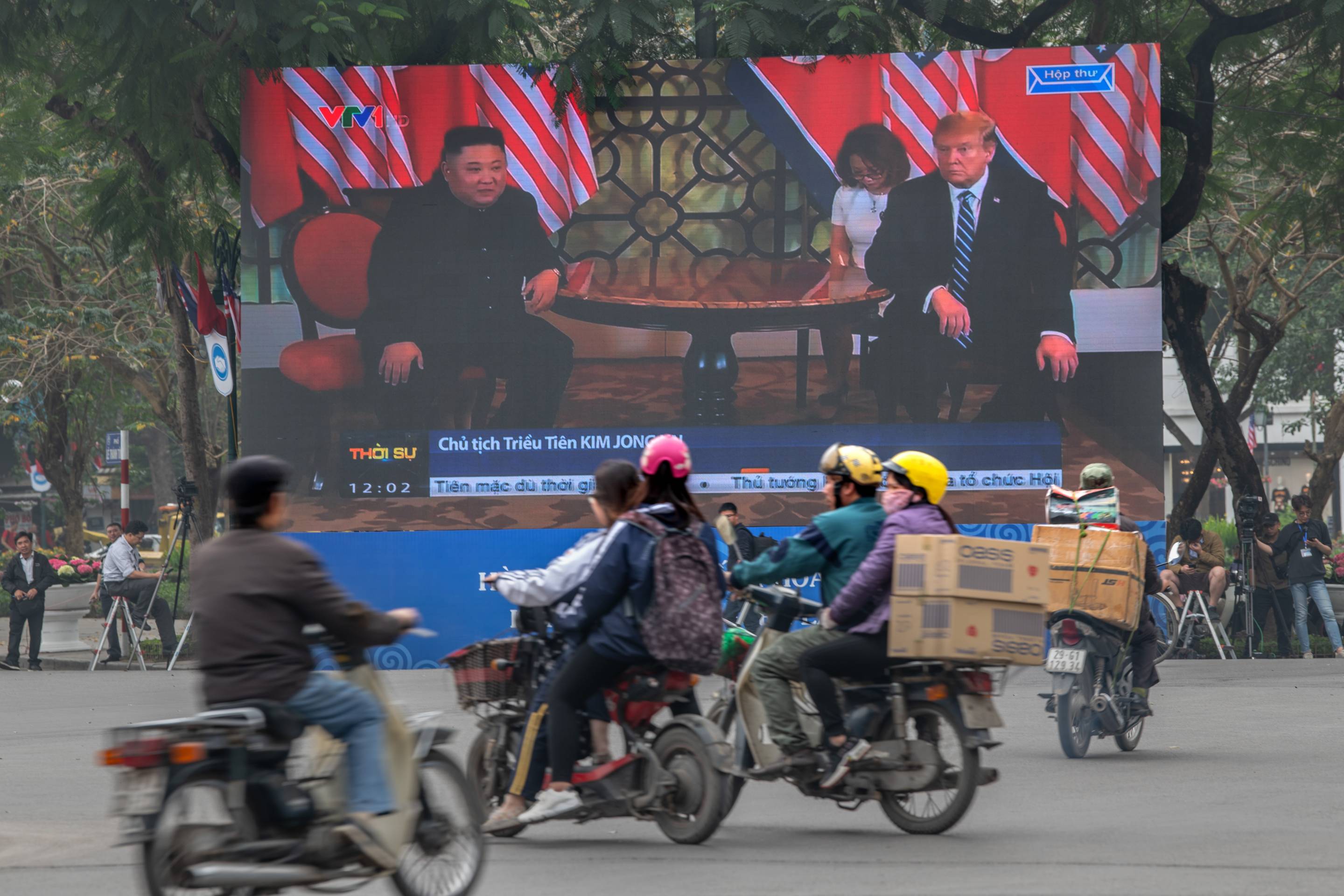 U.S. President Trump And North Korean Leader Kim Jong-un Meet In Hanoi
