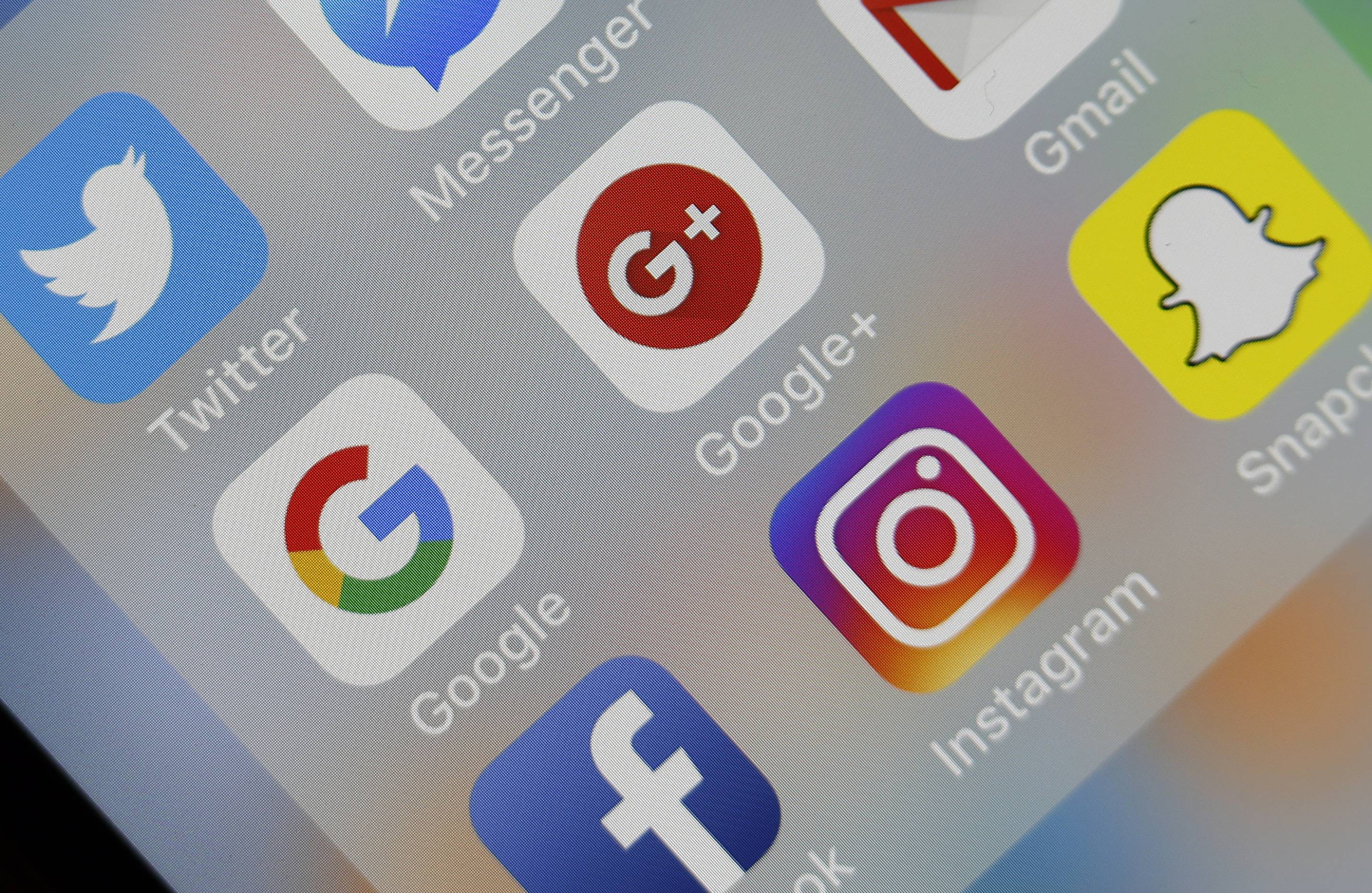 social media icons