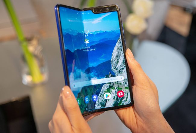 The new Samsung Galaxy Fold Smartphone