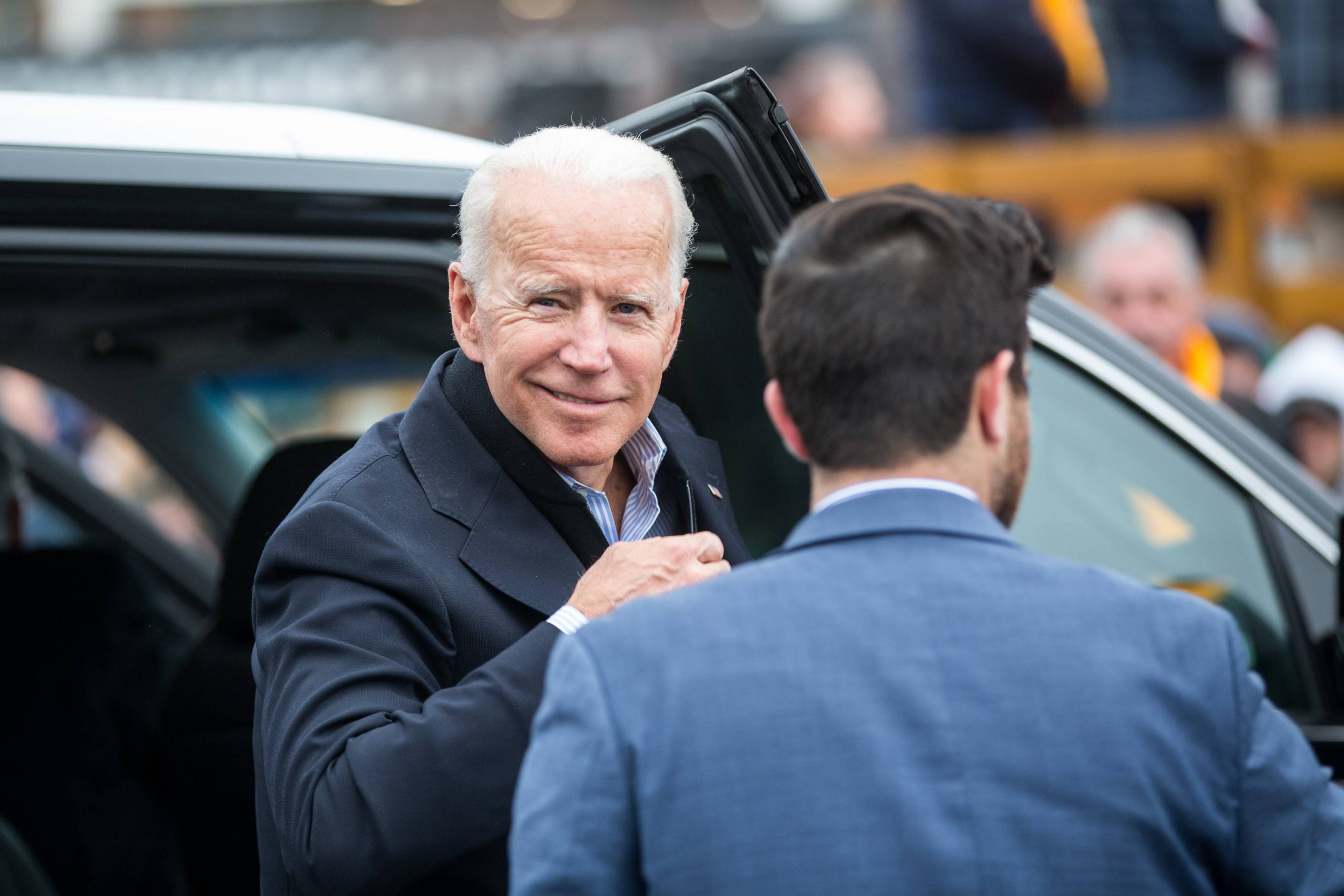 Joe Biden Speaks To Striking Stop & Shop Workers In Massachusetts