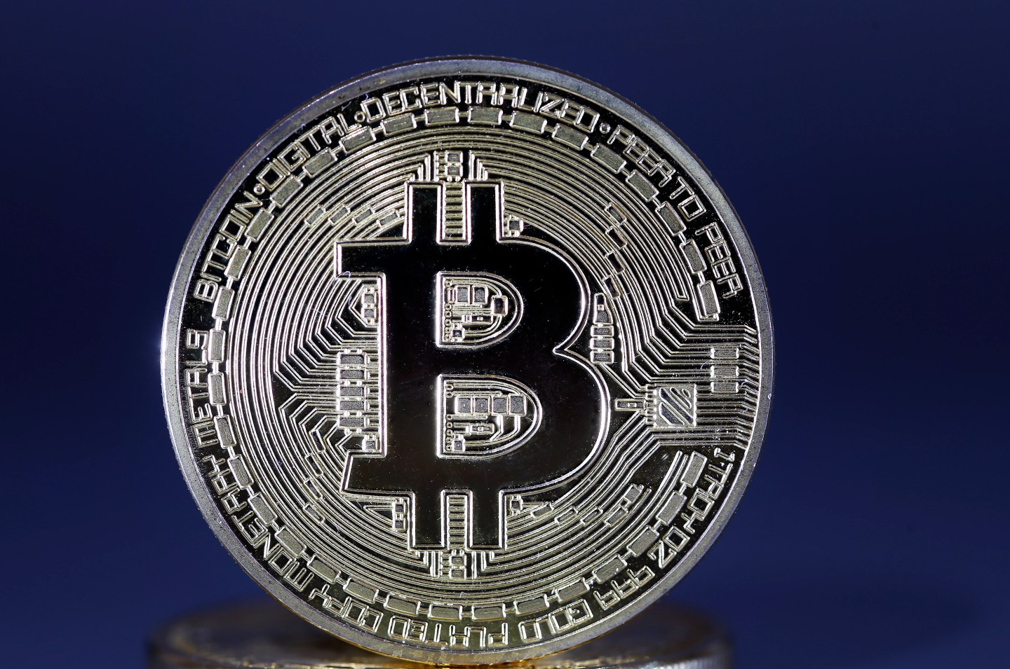 Bitcoin Cryptocurrency Value : Illustration