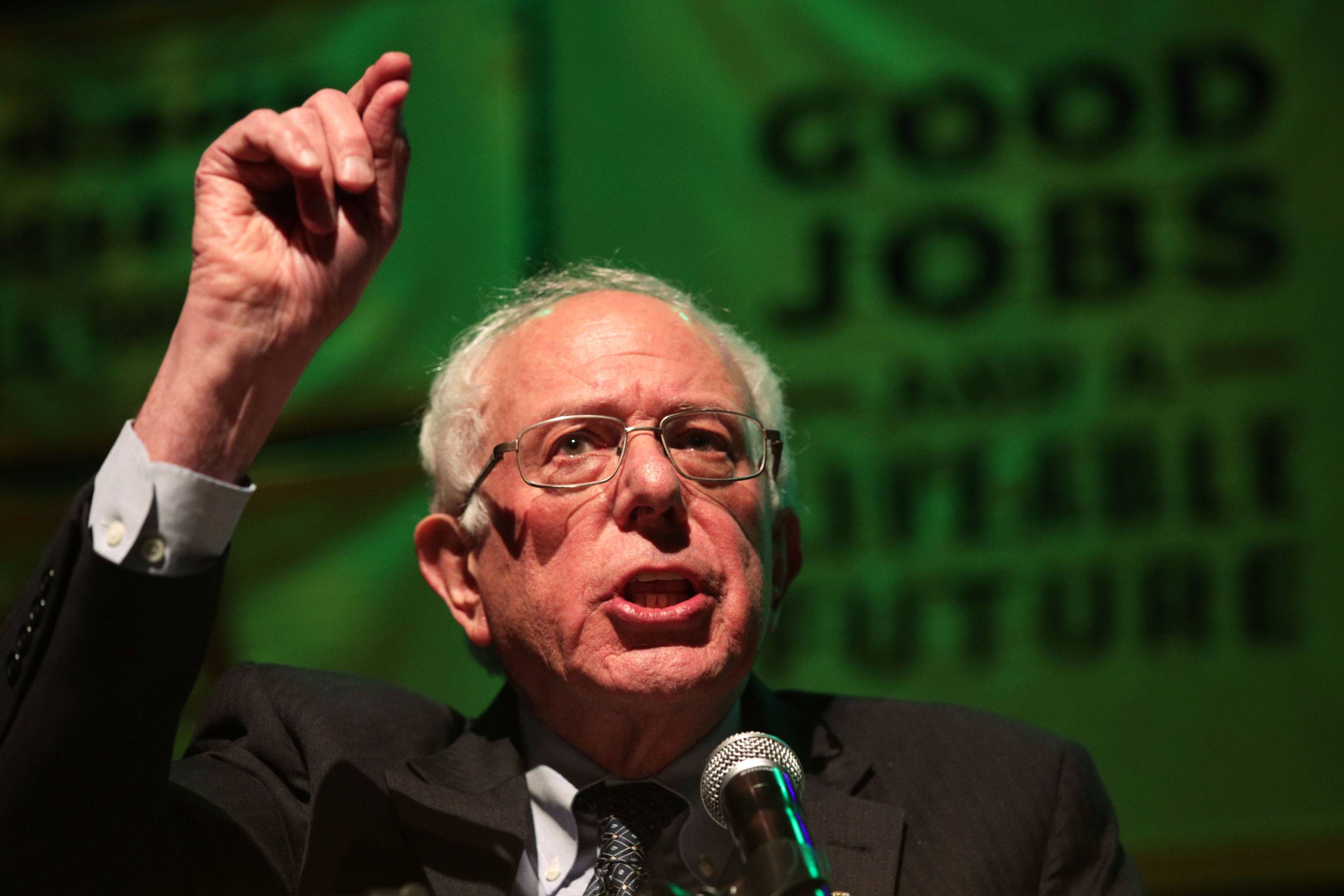 Alexandria Ocasio-Cortez And Bernie Sanders Attend Green New Deal Rally At Howard University