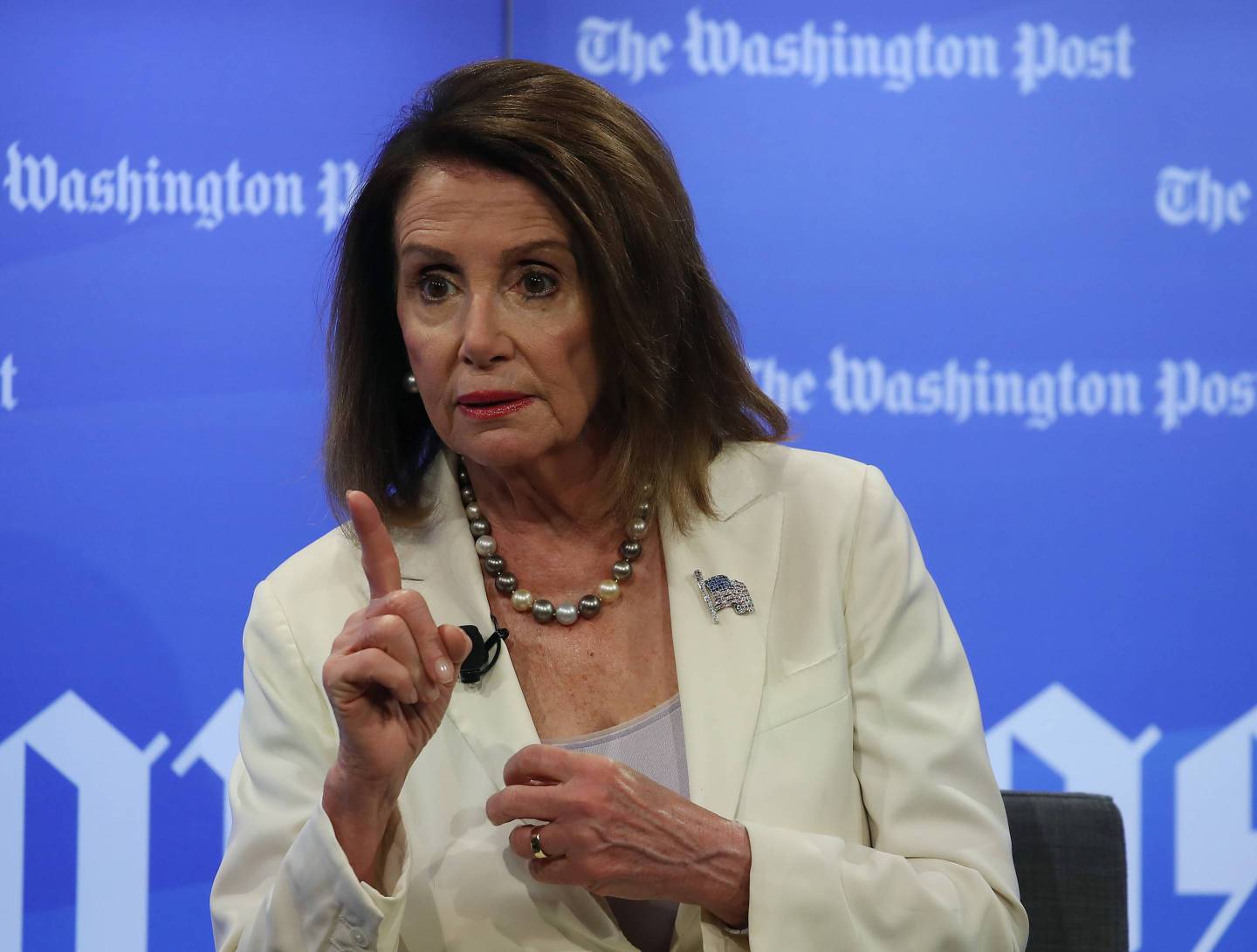Speaker Nancy Pelosi Participates In A Moderated Conversation At Washington Post