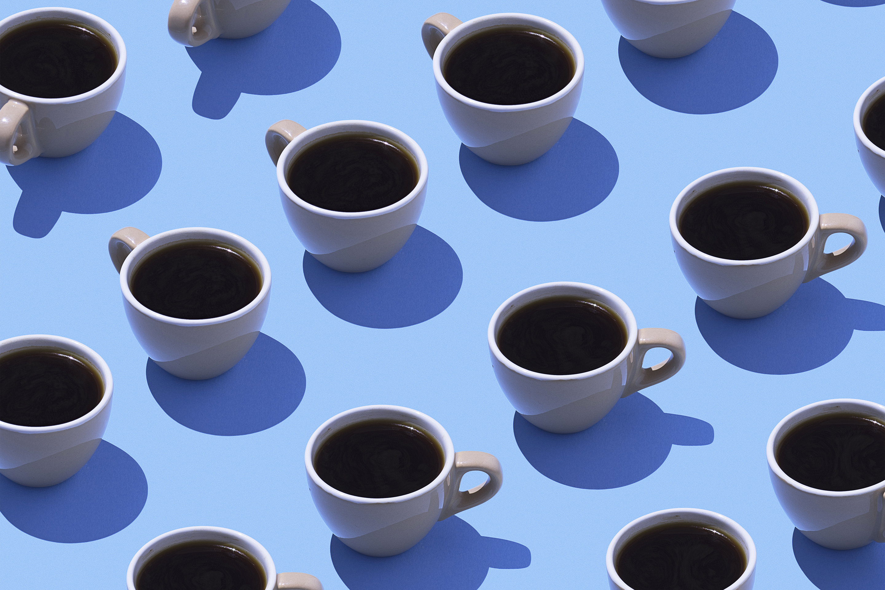 cups of coffee pattern