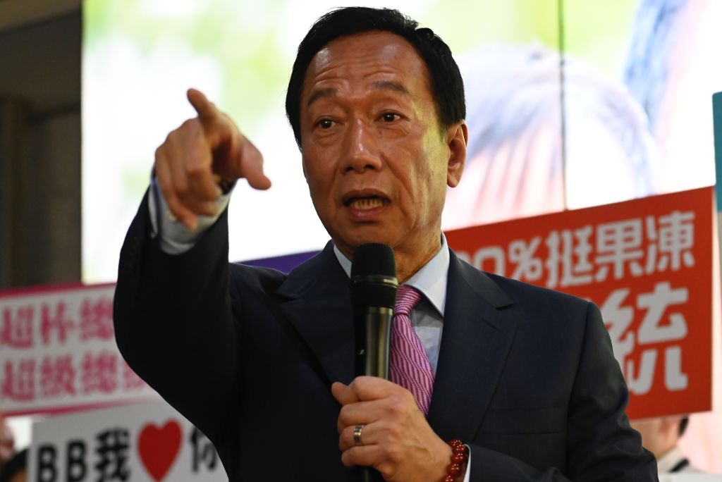 TAIWAN-POLITICS-ECONOMY-FOXCONN-GOU