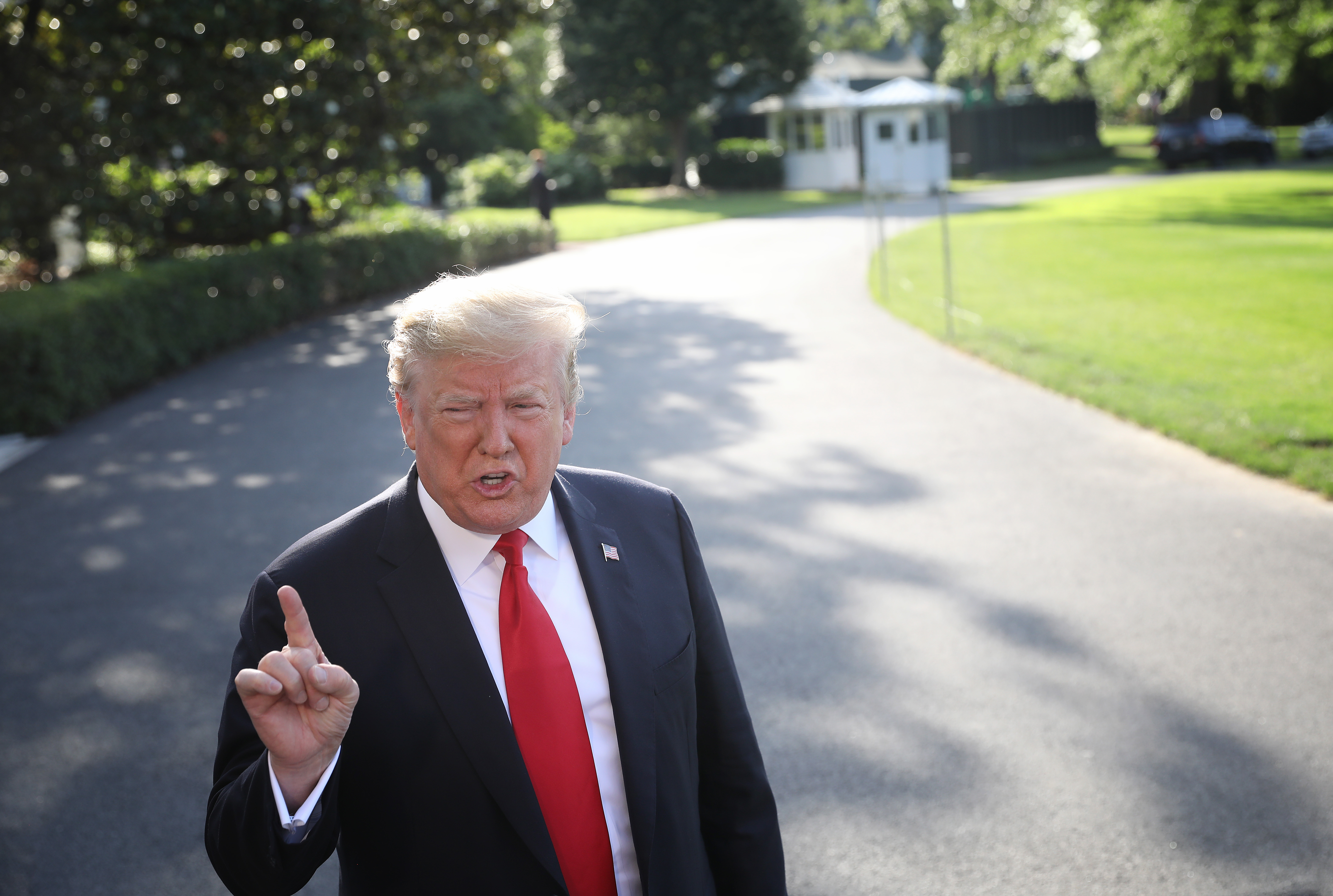 President Donald Trump Departs White House En Route To Colorado