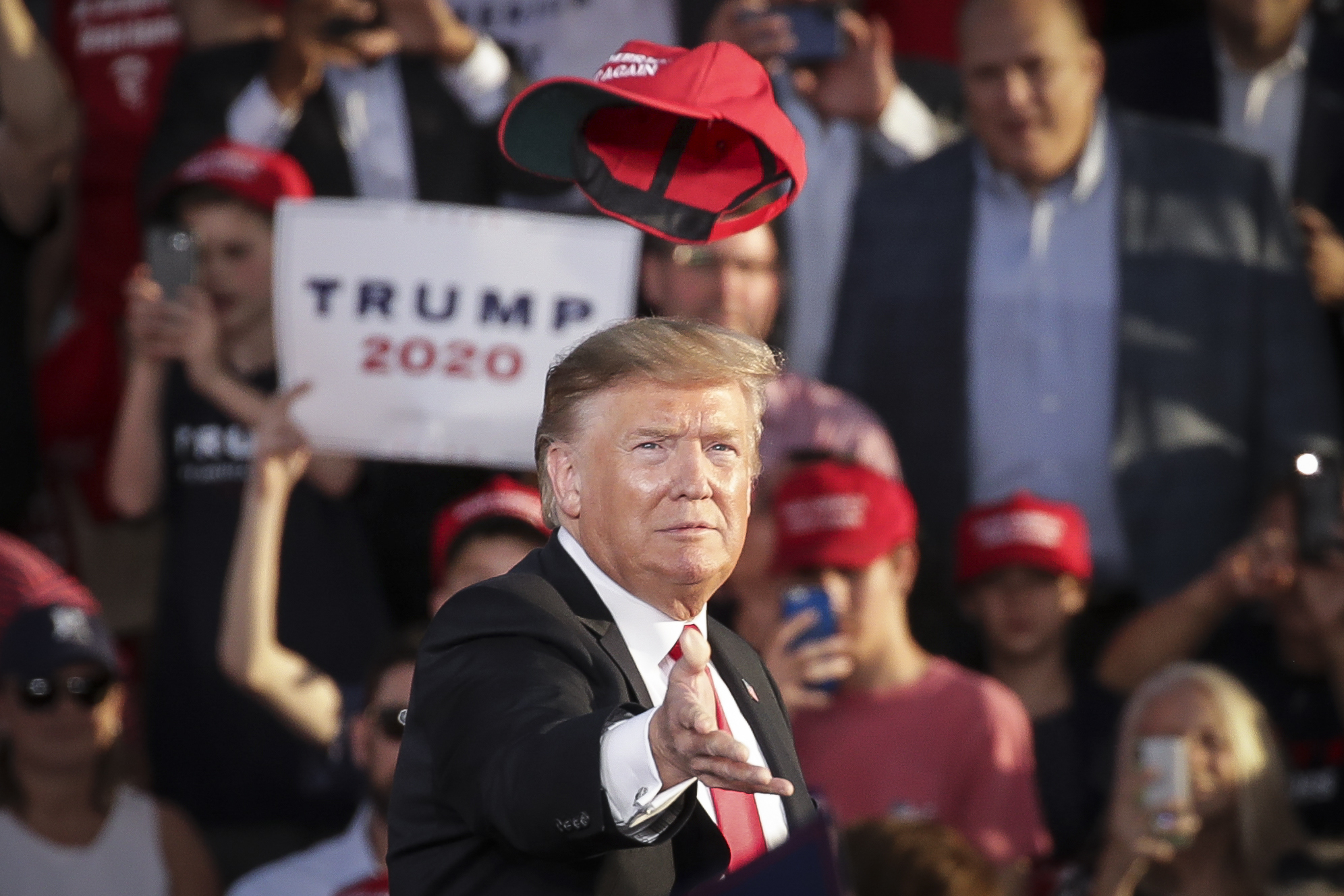 Donald Trump Holds "MAGA" Rally In Central Pennsylvania