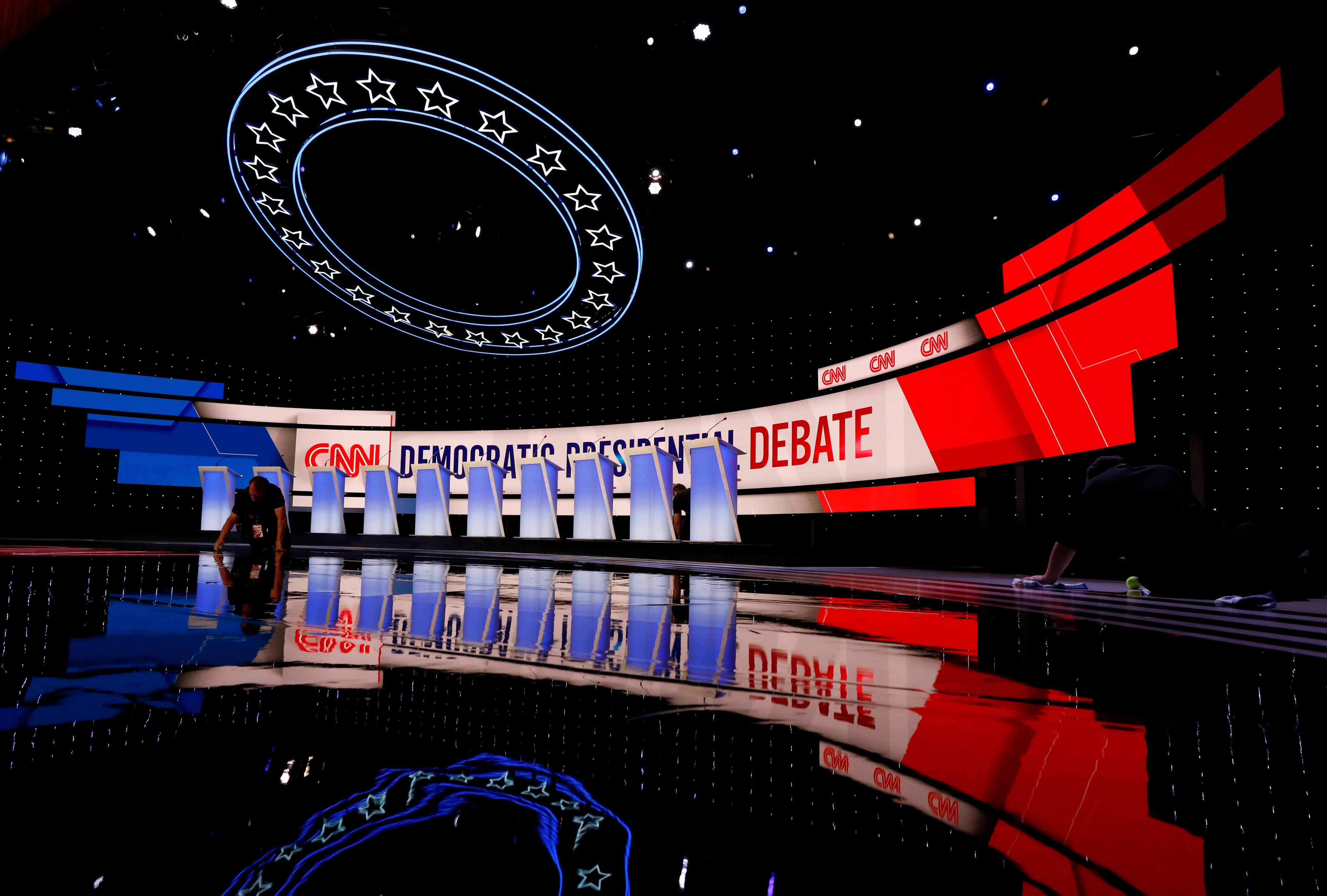 Democratic Debate Stage