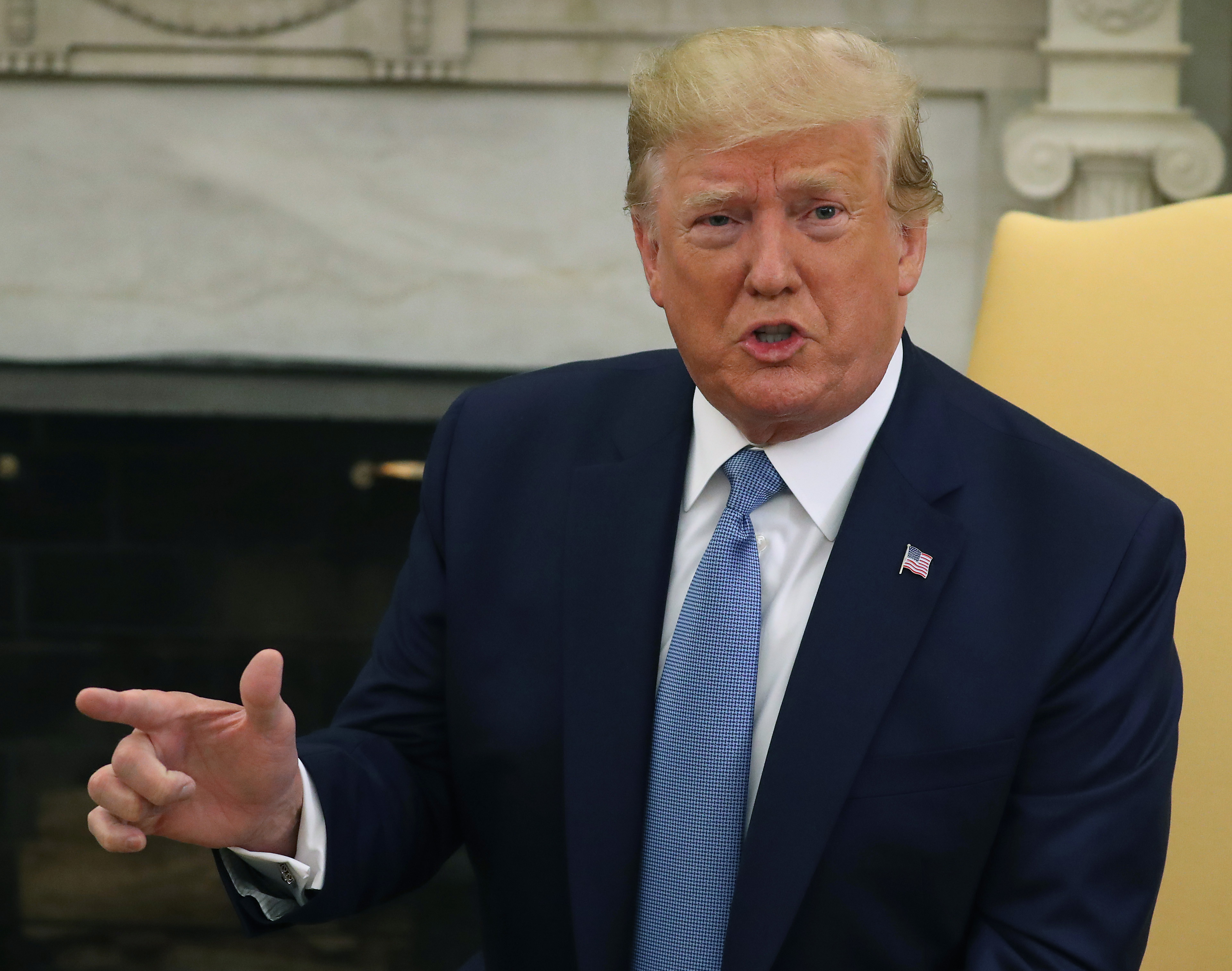 President Donald Trump Meets With Pakastani Prime Minister Imran Khan At The White House