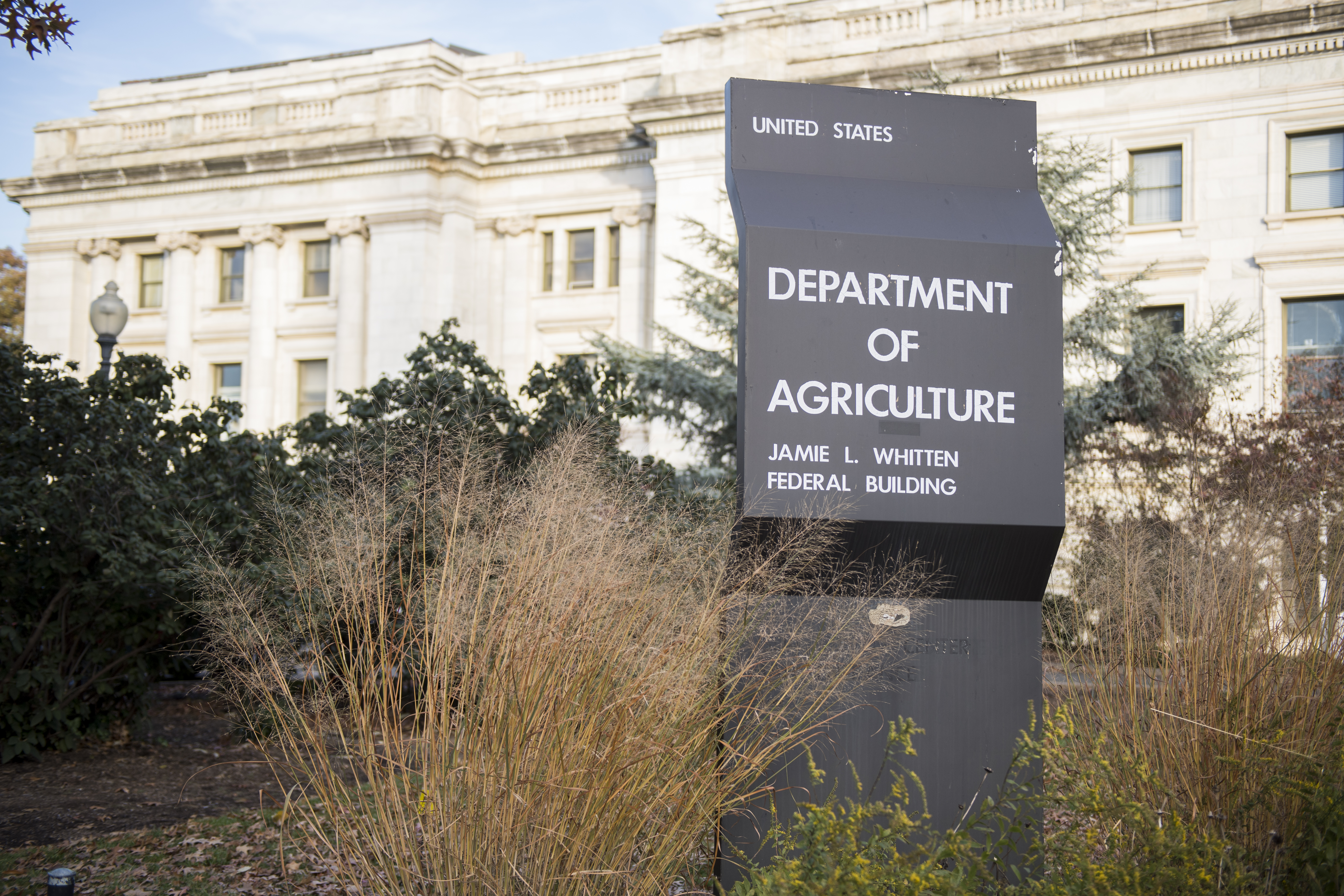 Department of Agriculture sign