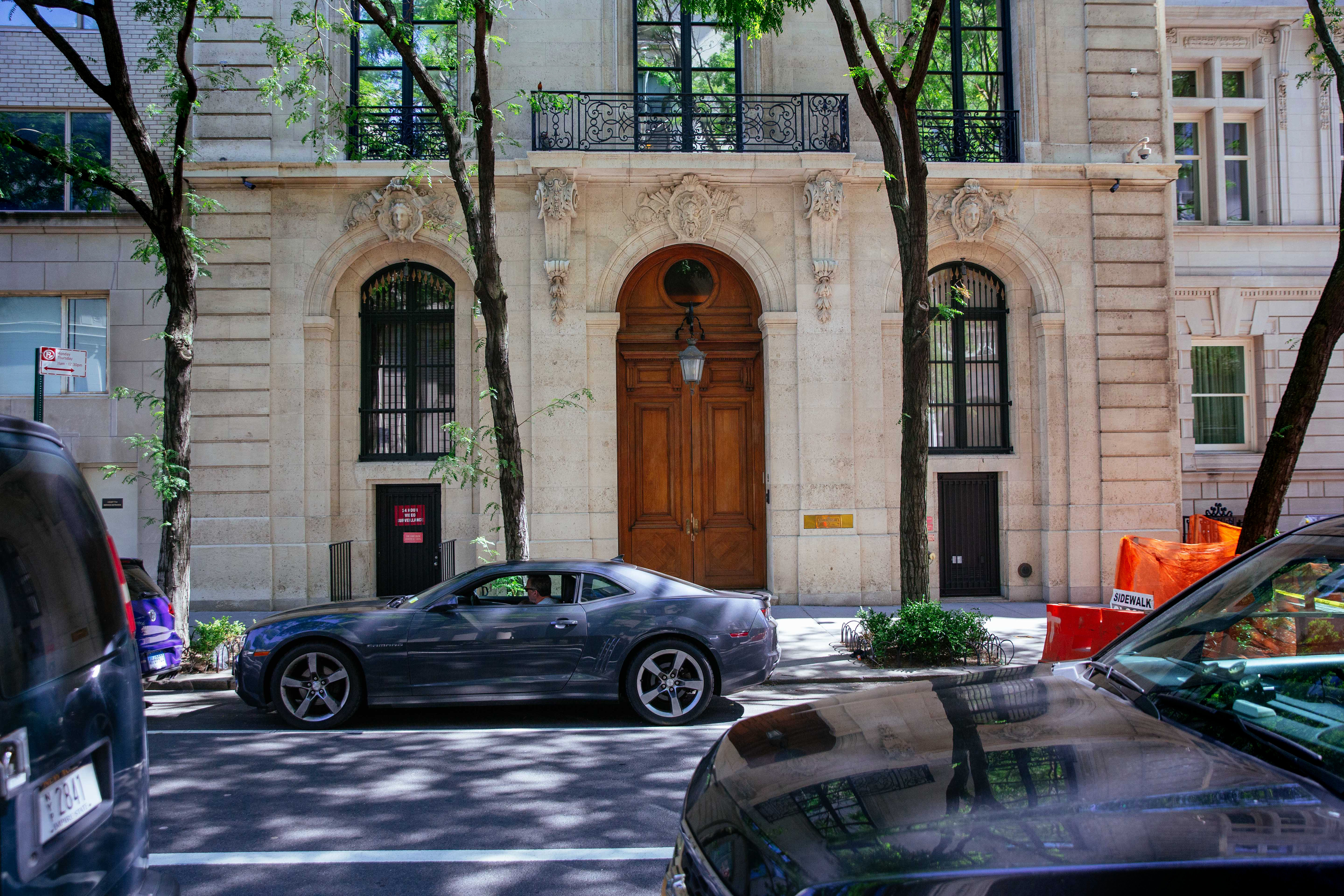 NEW YORK, NY - JULY 15: The exterior of the residence owned by Jeffrey Epstein on the Upper East Side is seen on July 15, 2019 in New York City. (Photo by Kevin Hagen/Getty Images)