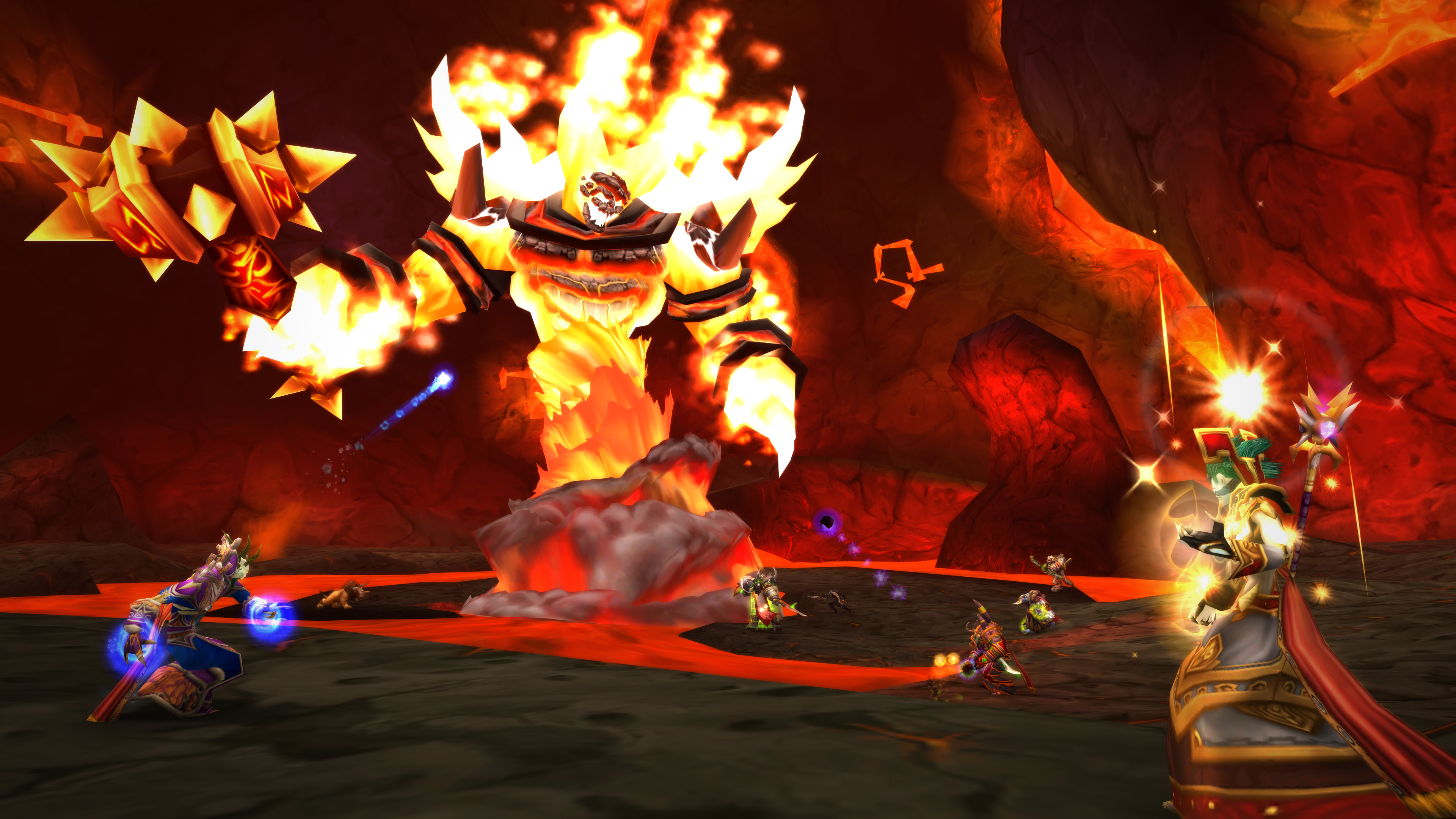 Ragnaros, one of the original big baddies of World of Warcraft, rages back to life in World of Warcraft Classic.
