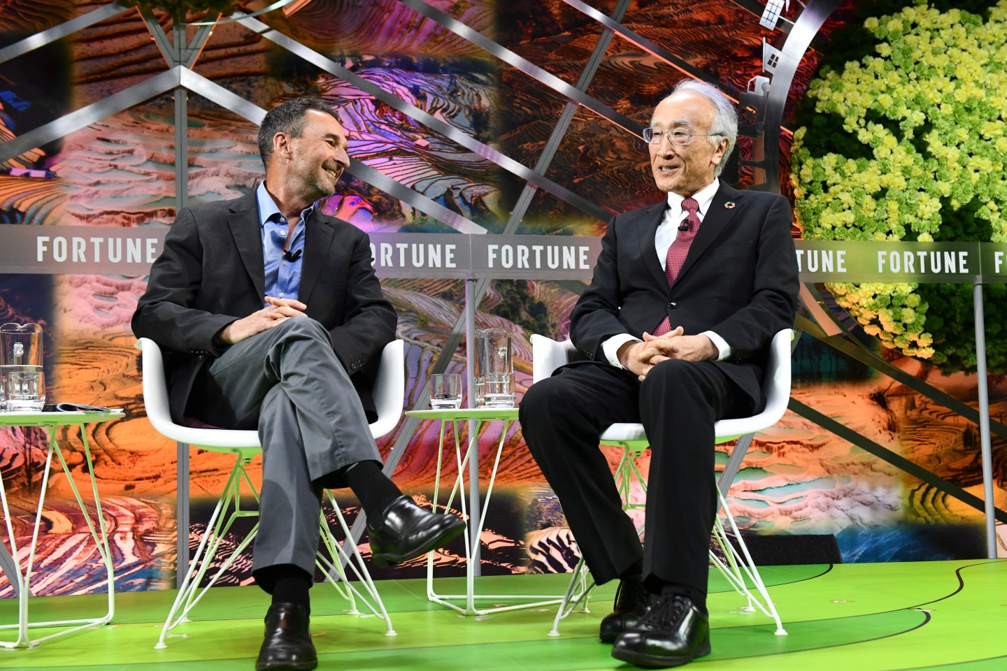 029 Fortune Global Sustainability Forum 2019 Thursday, September 5th, 2019 Yunnan, China 4:00pm-4:10pm JOINT Q&A: ENERGY AND CLIMATE Hal Harvey, Chief Executive Officer, Energy Innovation Nobuo Tanaka, Chairman, Sasakawa Peace Foundation; Former Executive Director, International Energy Agency Moderator: Clay Chandler, FORTUNE Photograph by Stefen Chow/Fortune
