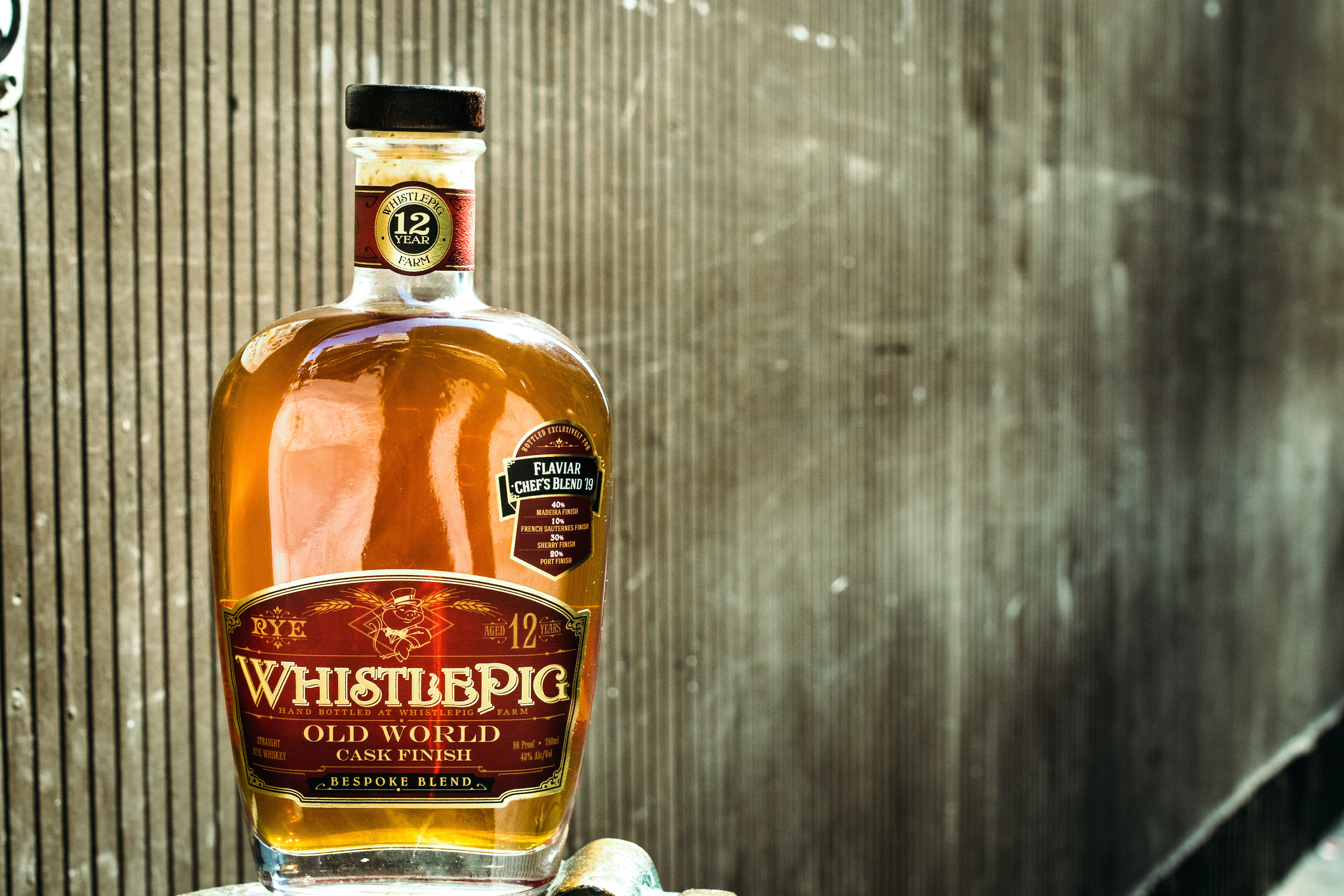The limited-edition WhistlePig X Flaviar Chef’s Blend 2019.