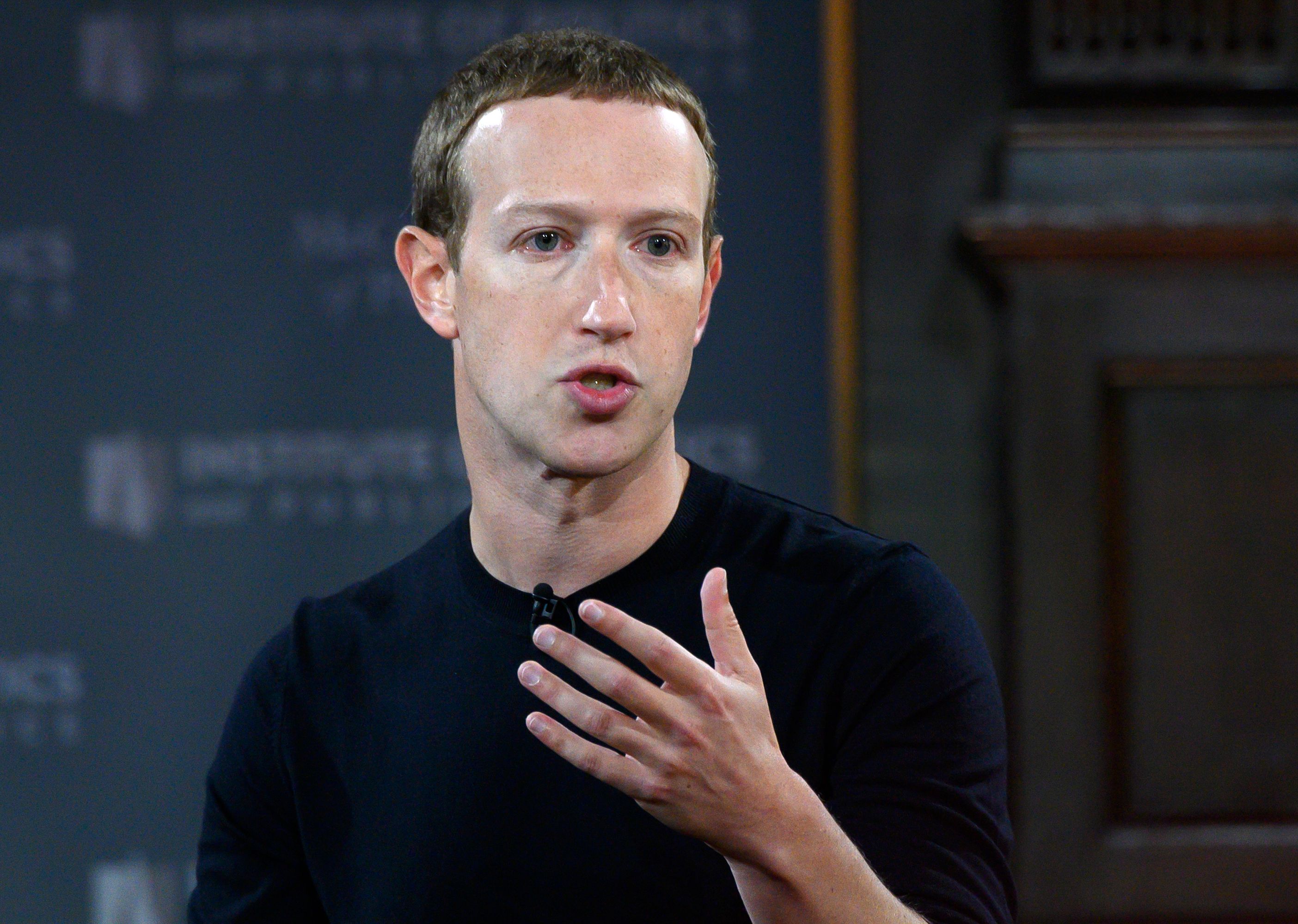 Facebook CEO Mark Zuckerberg
