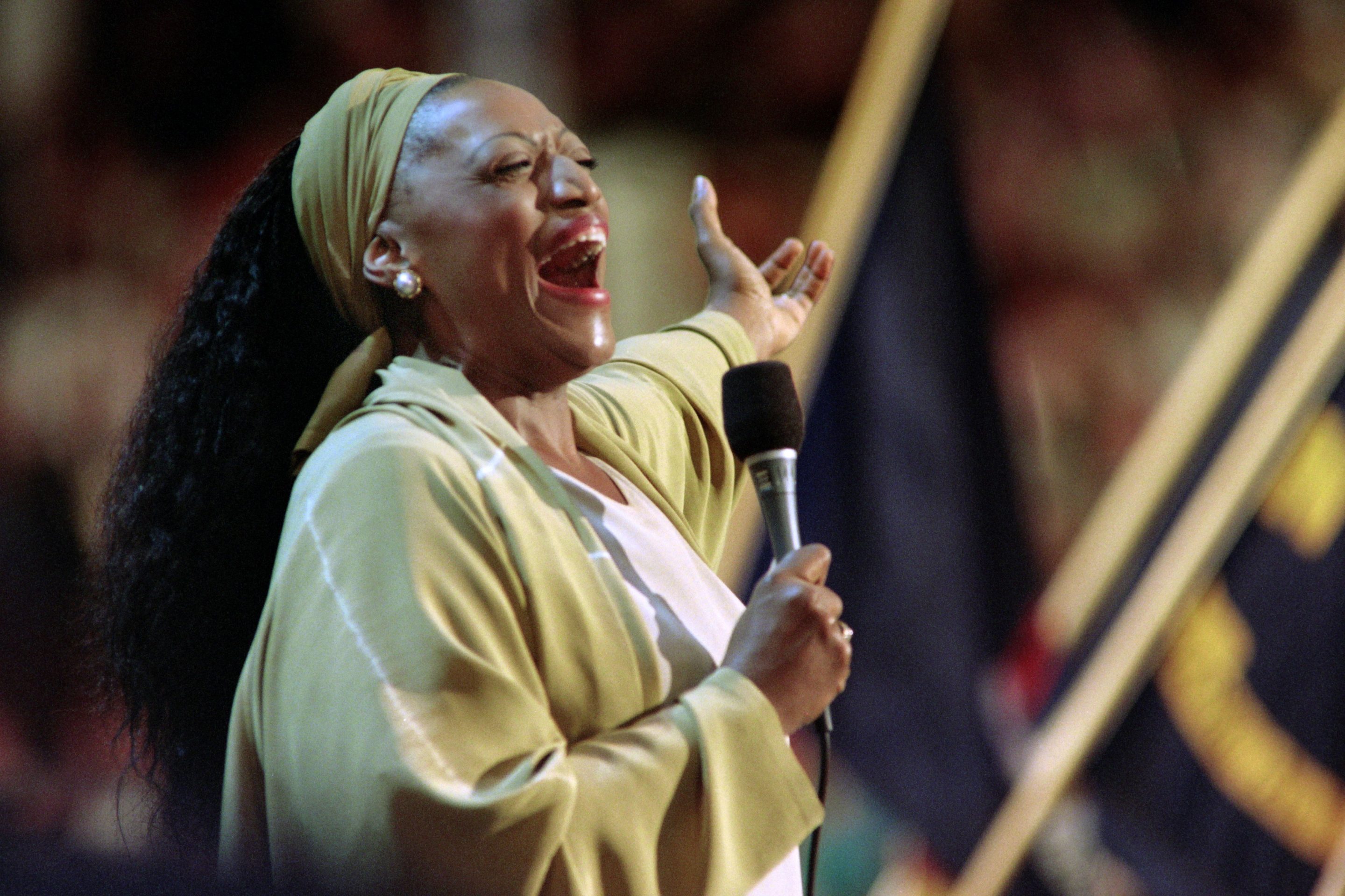 Jessye Norman singing 1996 raceahead