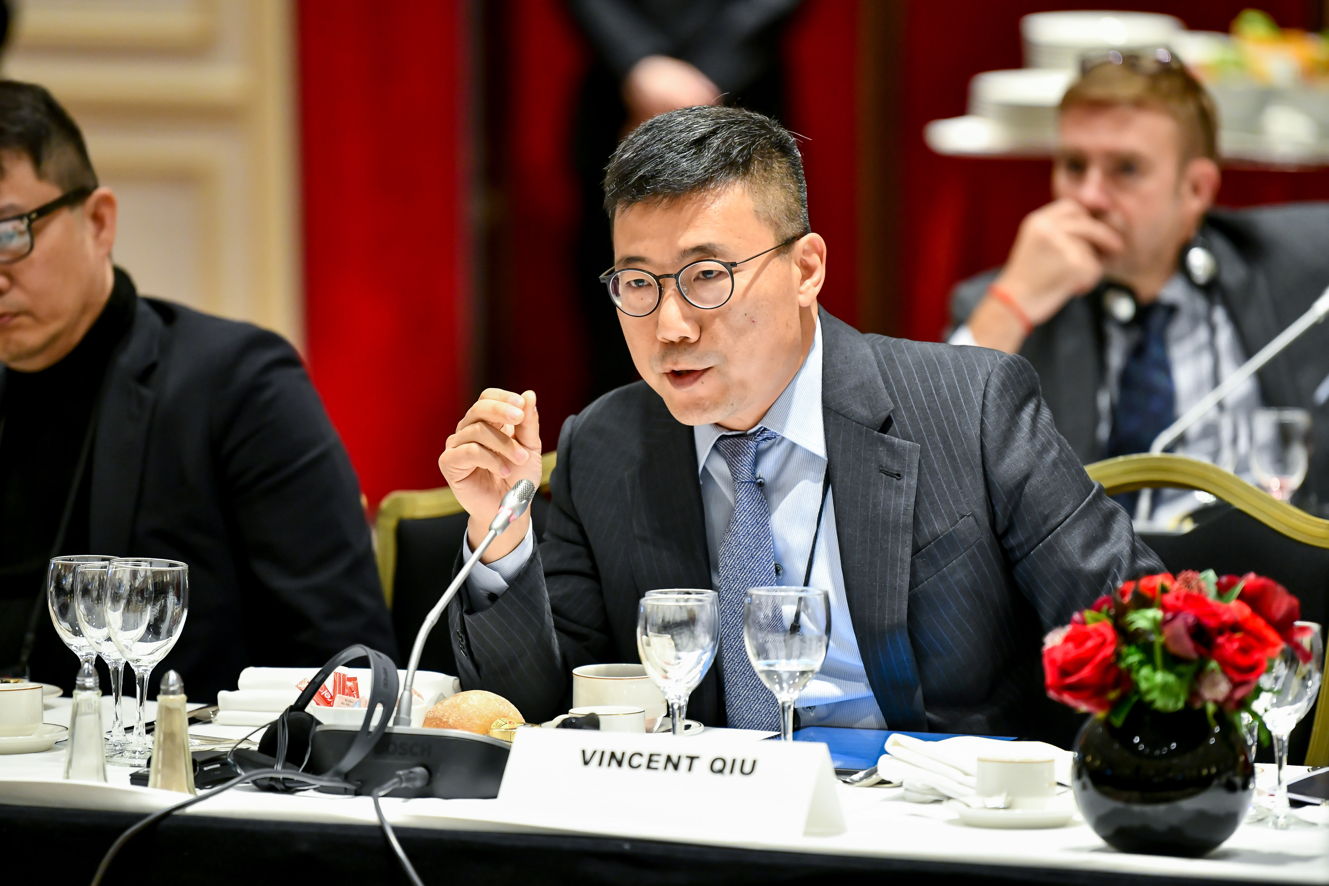003 Fortune Global Forum November 18th, 2019 Paris, France 11:45 CHINA: NEW FRONTIERS FOR GROWTH LUNCH DISCUSSION For over a decade, China has been a powerful engine of the global economy. But the changing business landscape, spurred by automation, geopolitical shifts, and new consumer demands present unique challenges and new opportunities to turbocharge old business models. A roundtable discussion on gateways for growth in the new Chinese marketplace. Discussion Leaders: Bernard Charlès, Vice Chairman and CEO, Dassault Systèmes Li Zhenguo, President, LONGi Group Federica Marchionni, Chief Executive Officer and Group Strategy Officer, Secoo International Vincent Qiu, Chief Executive Officer, Baozun Gregor Theisen, Senior Partner, McKinsey Digital Asia, McKinsey & Company Annie Young-Scrivner, Chief Executive Officer, Godiva Sonny Wu, Chairman, GSR Capital Moderator: Adam Lashinsky, Executive Editor, FORTUNE; Co-chair, FORTUNE Global Forum Photograph by Stuart Isett for Fortune