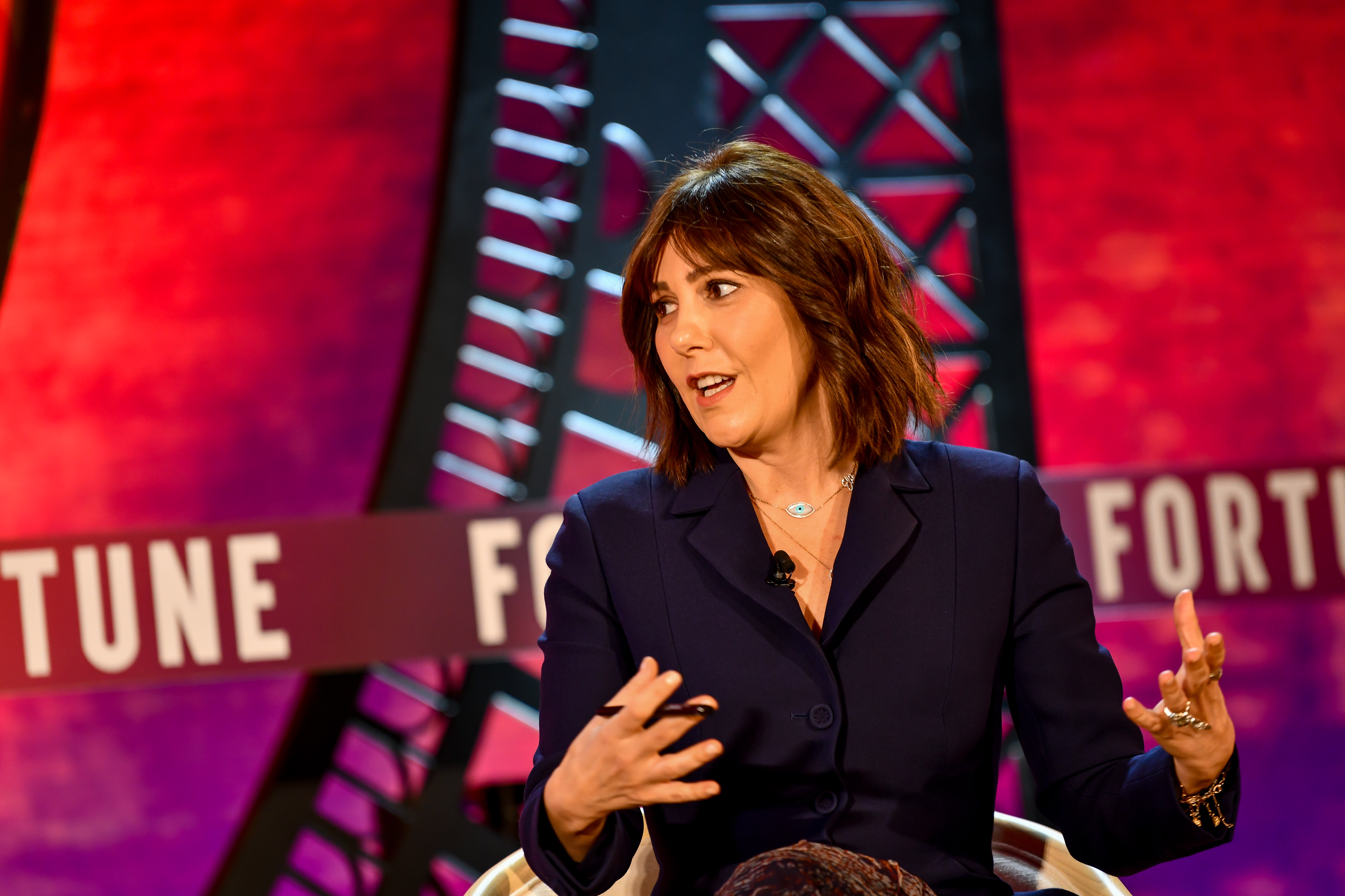 Dubbed the “Amazon of the East”, Hepsiburada has been selling everything from laptops and jewelry to pet food and toys. At the Fortune Global Forum in Paris on Nov. 19, 2019, Hepsiburada founder
Hanzade Doğan-Boyner tells Fortune's Claire Zillman she's not concerned about big brands selling direct online.