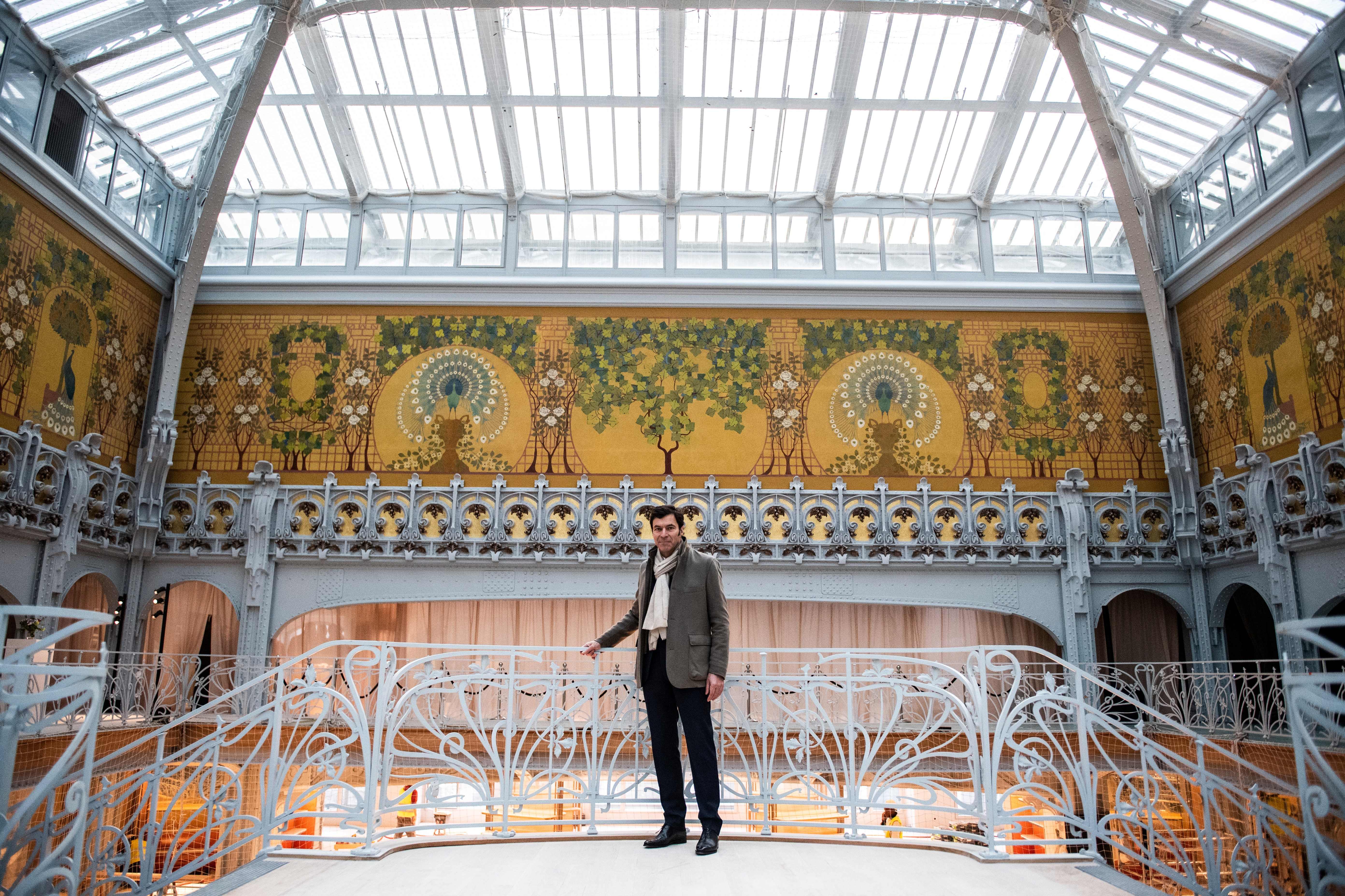 LVMH Group chief financial officer (CFO) Jean-Jacques Guiony poses during a photo session at the former Samaritaine shopping center in Paris, on November 19, 2019. - Closed 15 years ago, the Samaritaine will reopen in April 2020 as a complex including a department store, a 5-star hotel, social housing units, offices, and a childrens nursery. (Photo by Martin BUREAU / AFP) (Photo by MARTIN BUREAU/AFP via Getty Images)