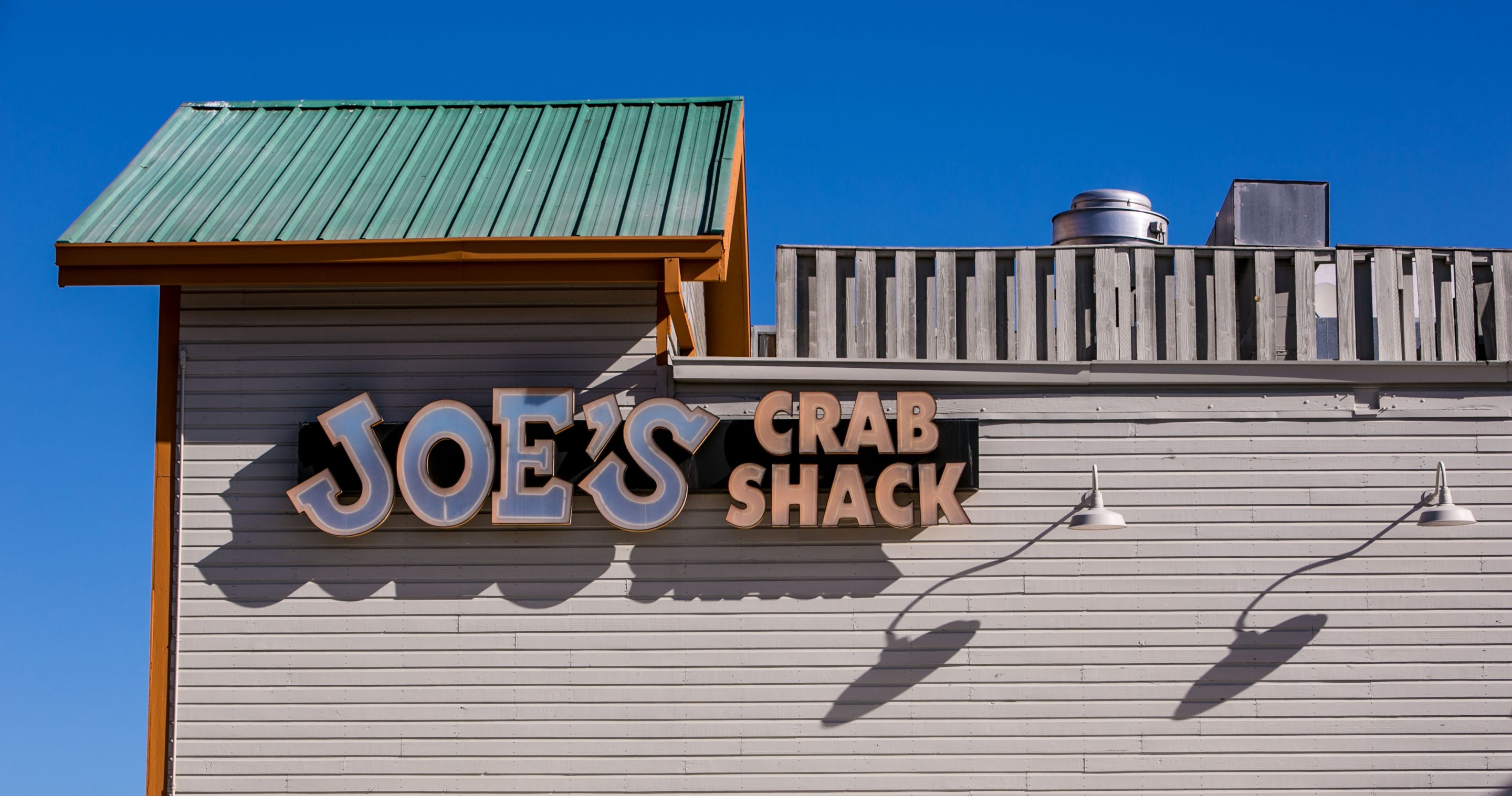 SAN FRANCISCO, CA - APRIL 15: The entrance to Joe's Crab Shack at Fisherman's Wharf is viewed on April 15, 2013, in San Francisco, California. Some 13.6 million international travelers visit the California each year generating nearly $100 billion in revenue and creating approximately 900,000 jobs in the arts, entertainment, recreation, food service and accomodations sectors. (Photo by George Rose/Getty Images)