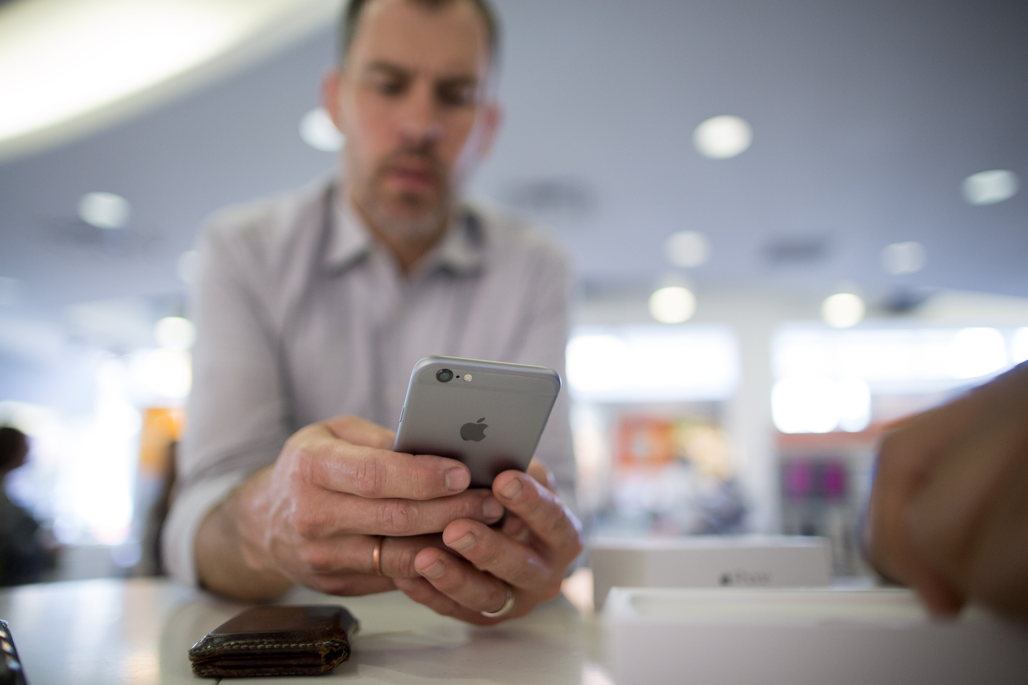 Inside An AT&T Inc. Store Ahead Of Earnings Figures