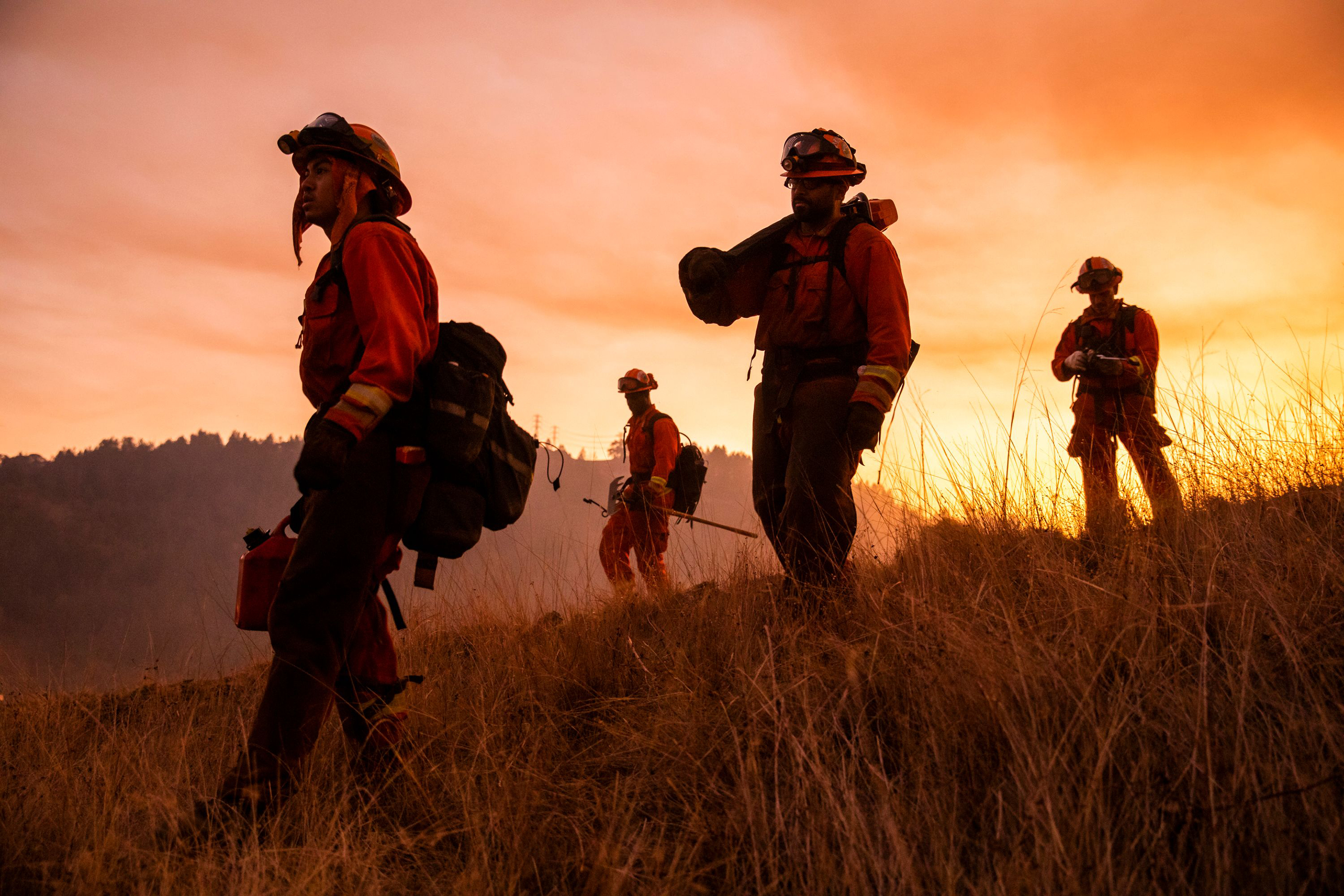 Inmate Firefighters-California Wildfires