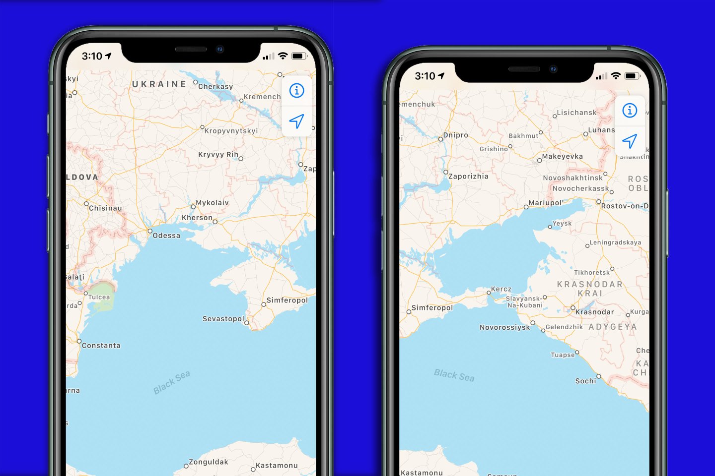 Apple Now Recognizes Crimea as Part of Russia in Its Apps, Bucking U.S. and International Policies