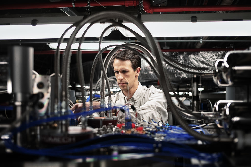 A quantum engineering centre at IBM's research facility in Yorktown Heights, N.Y. in October. IBM's data centers are highly energy intensive—and quantum computing is even more so