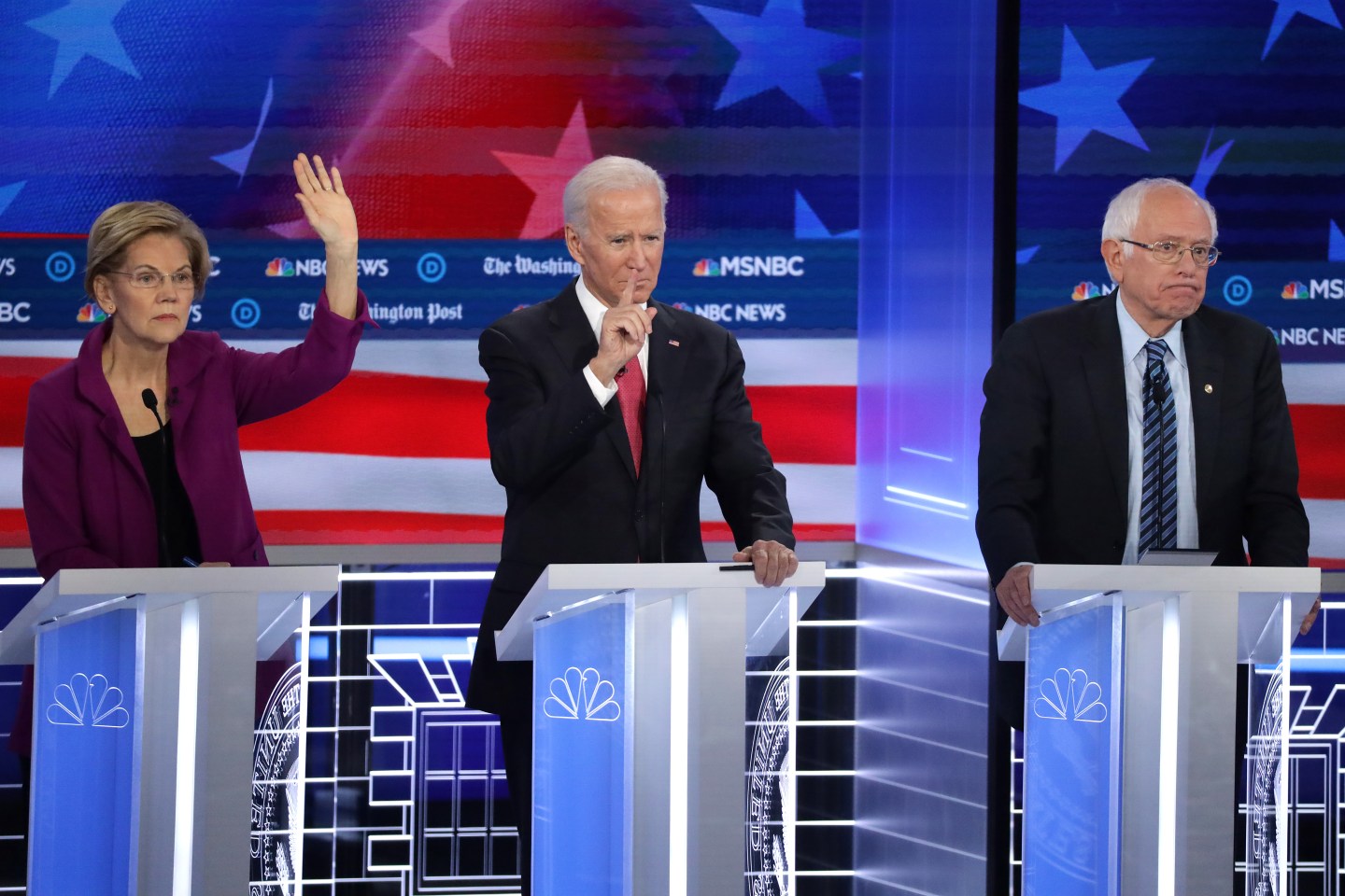 Democratic Presidential Candidates Participate In Debate In Atlanta, Georgia