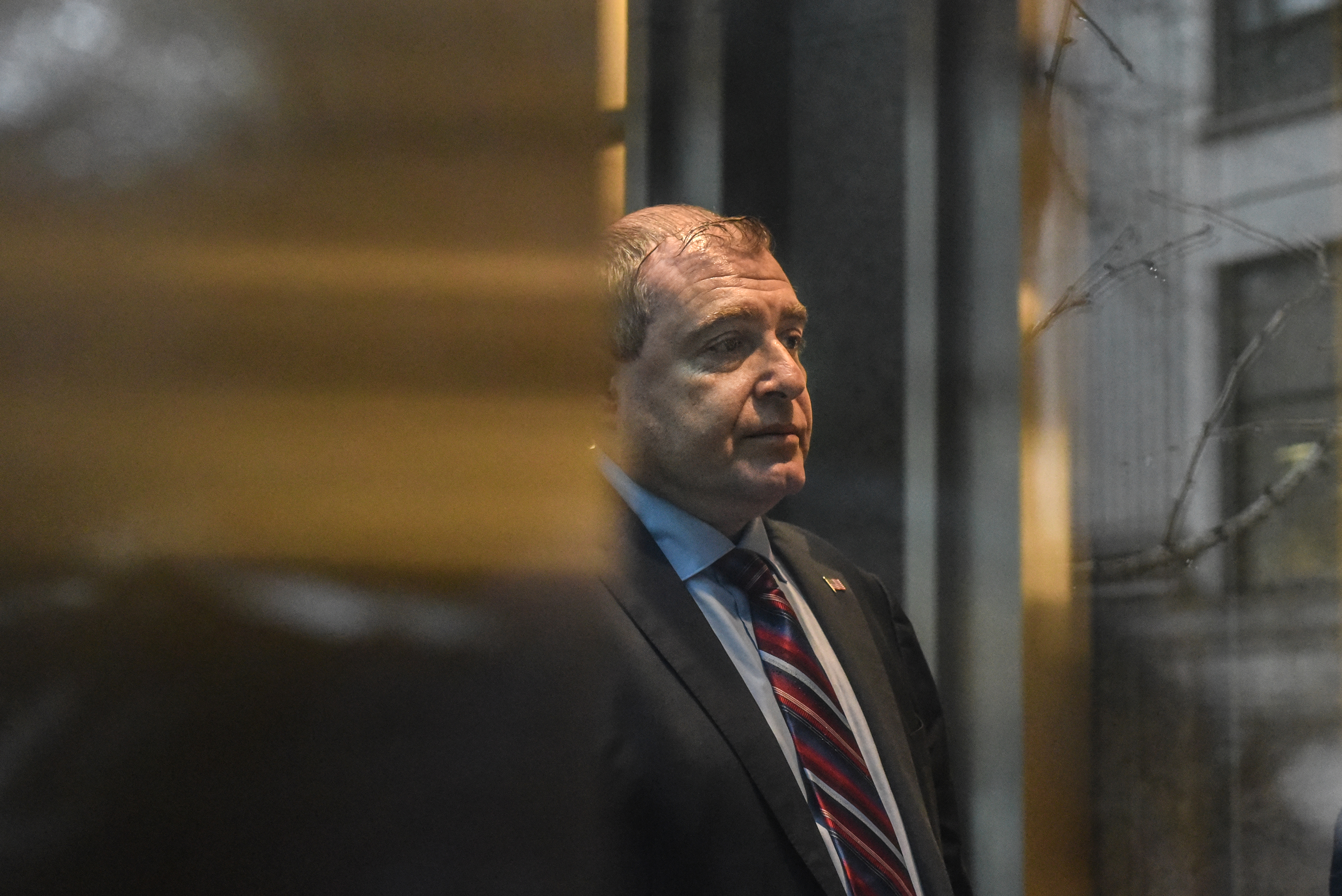 Lev Parnas arrives at Federal Court on December 17, 2019 in New York City. Parnas, an associate of Rudy Giuliani, appears in court on Tuesday as federal prosecutors seek to have his bail revoked for allegedly concealing a $1 million payment they say he received from Russia before his arrest.