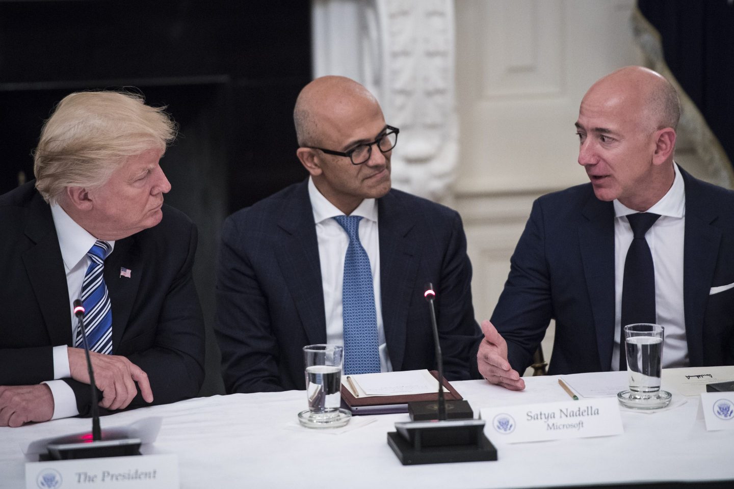 Amazon Says They Lost a $10 Billion DoD Contract Because Trump Sees Bezos as a ‘Political Enemy’