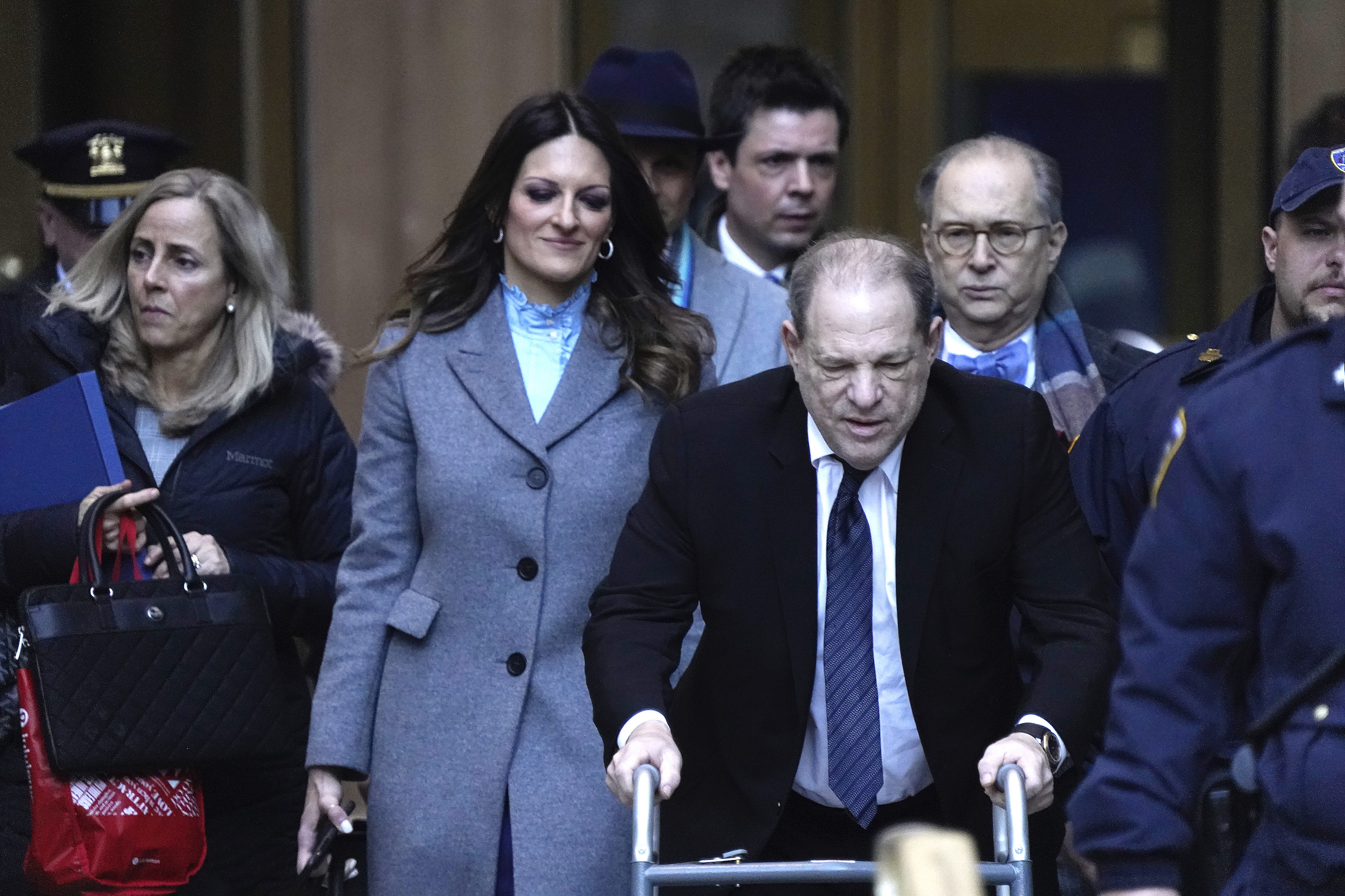 Harvey Weinstein Arrives At Court For The Start Of His Sex Assault Trial