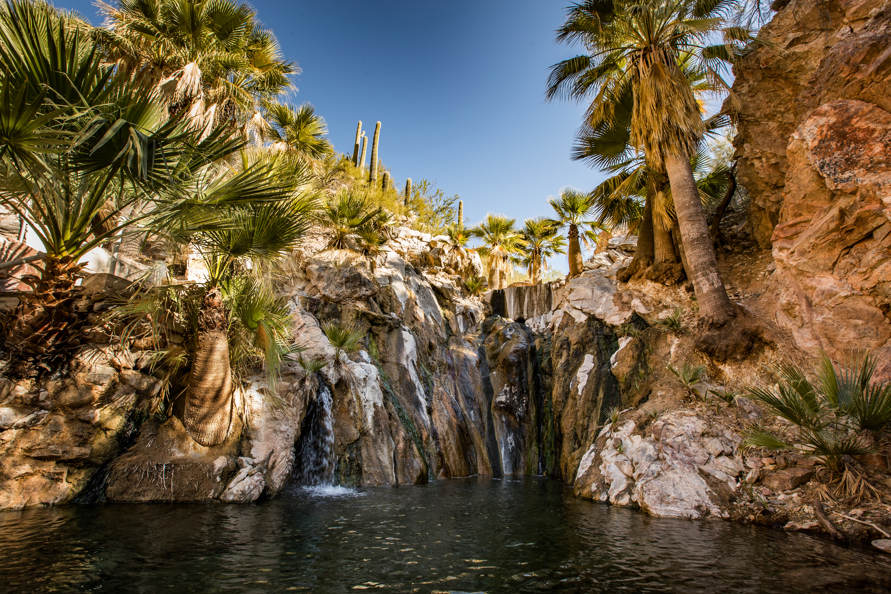 Castle Hot Springs is a luxury resort tucked away in the heart of the Bradshaw Mountains, northwest of Phoenix.