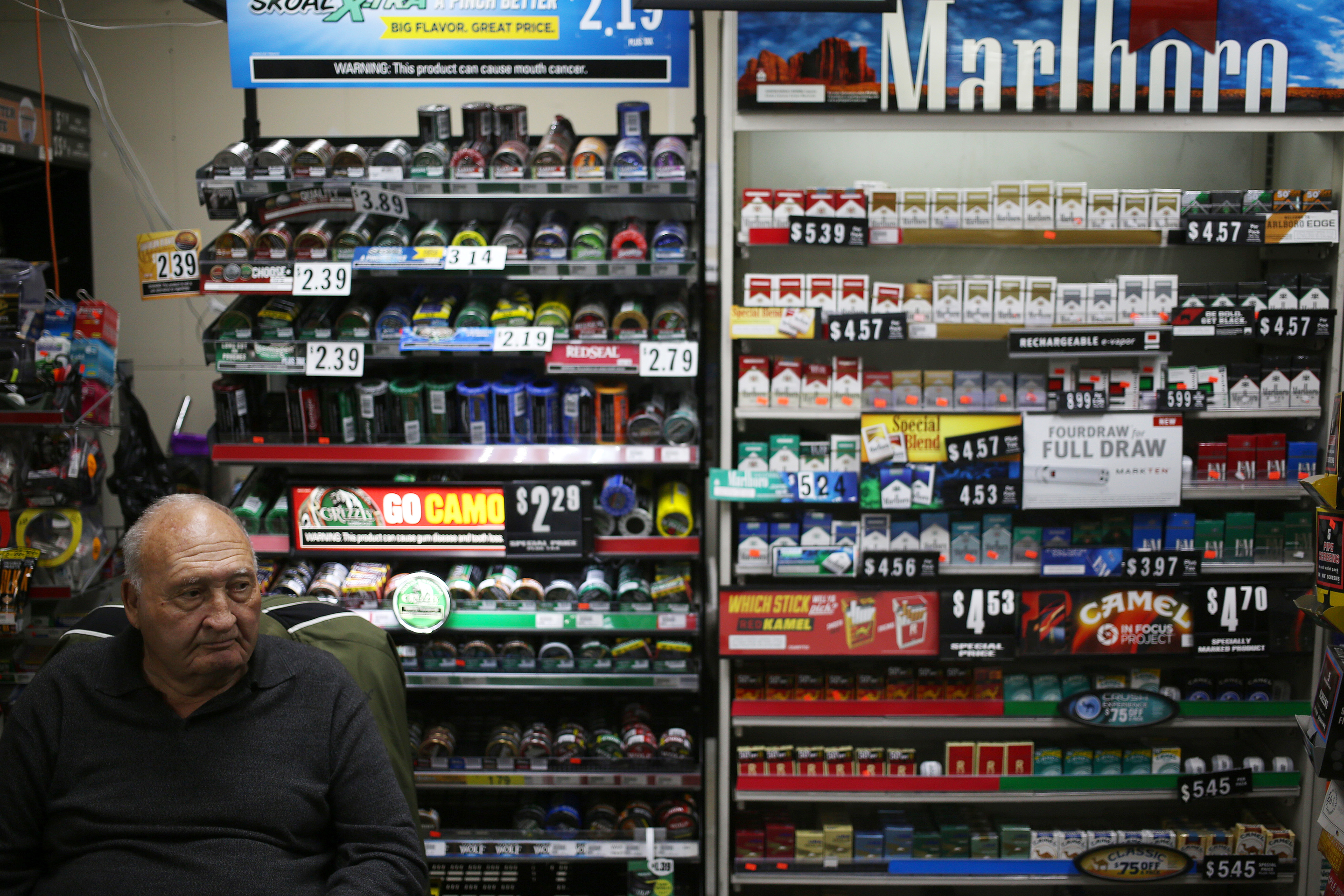 Cigarette Packs-Convenience Store