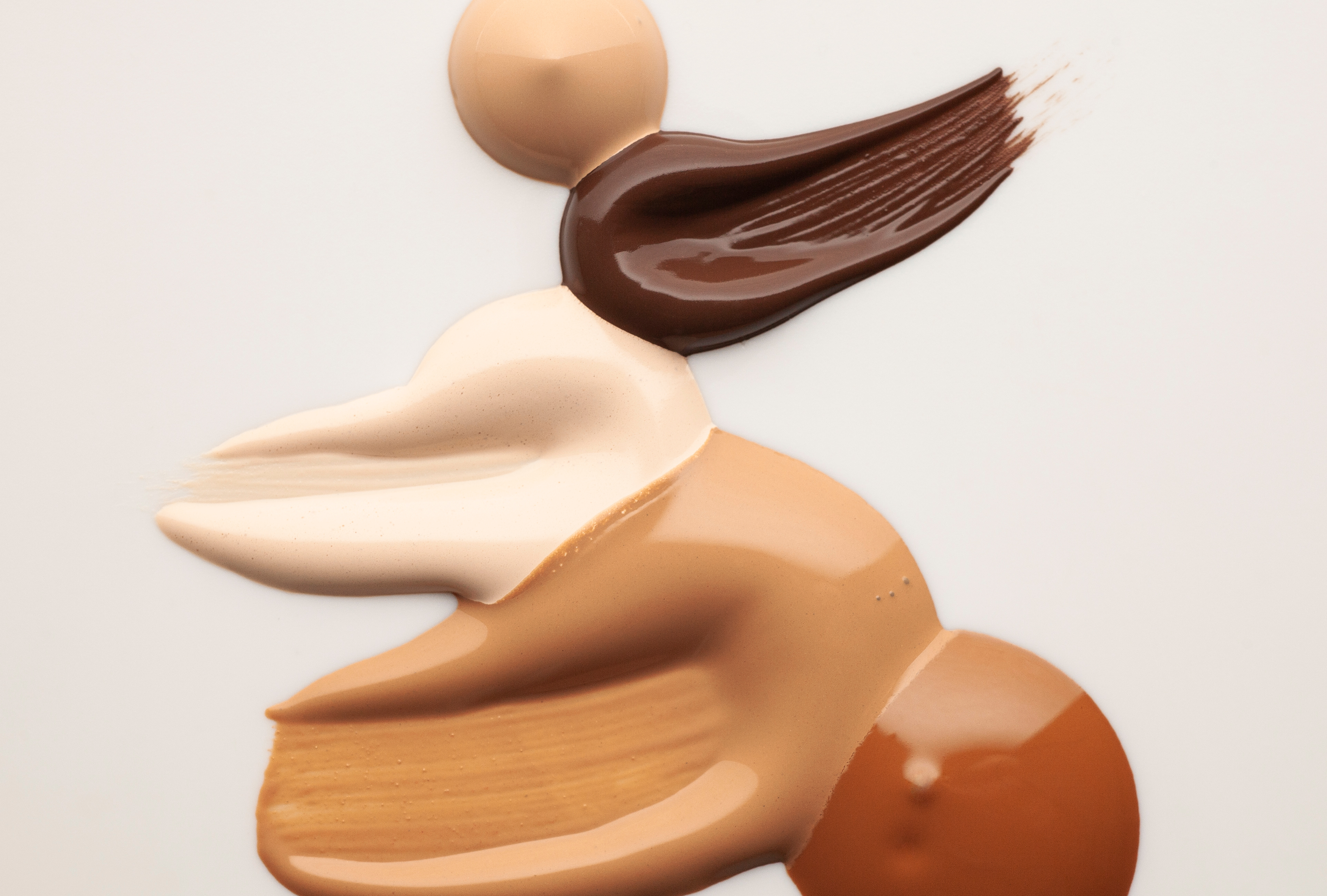 Make-up foundation swatches-RaceAhead