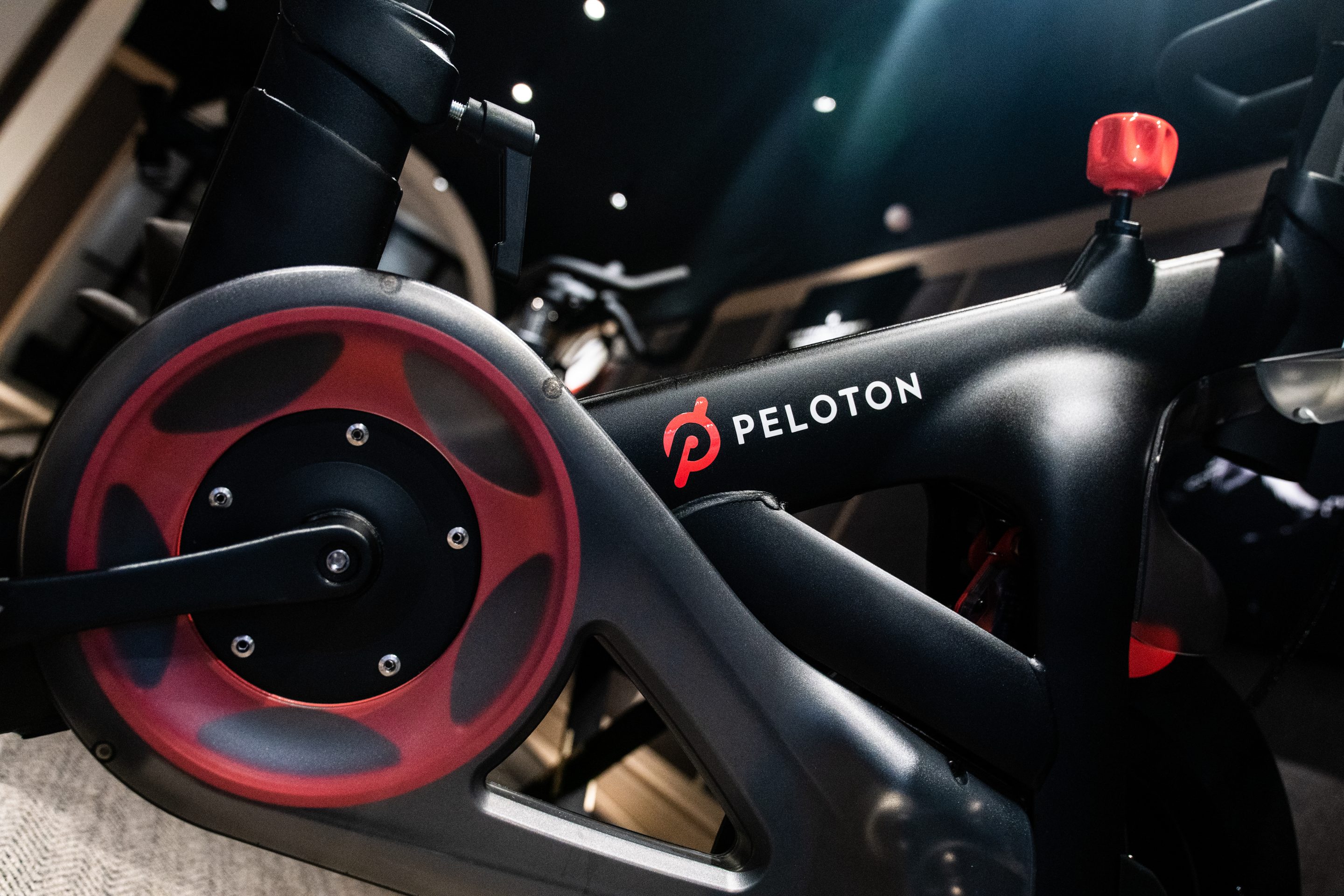 Peloton Interactive Inc. stationary bicycles sit on display at the company's showroom on Madison Avenue in New York, U.S., on Wednesday, Dec. 18, 2019. The stakes are high for Peloton as it heads into its first holiday season as a publicly traded company. Peloton projected sales of $410 million to $420 million for the quarter ending Dec. 31, up about 60% from the same quarter a year earlier. Photographer: Jeenah Moon/Bloomberg via Getty Images
