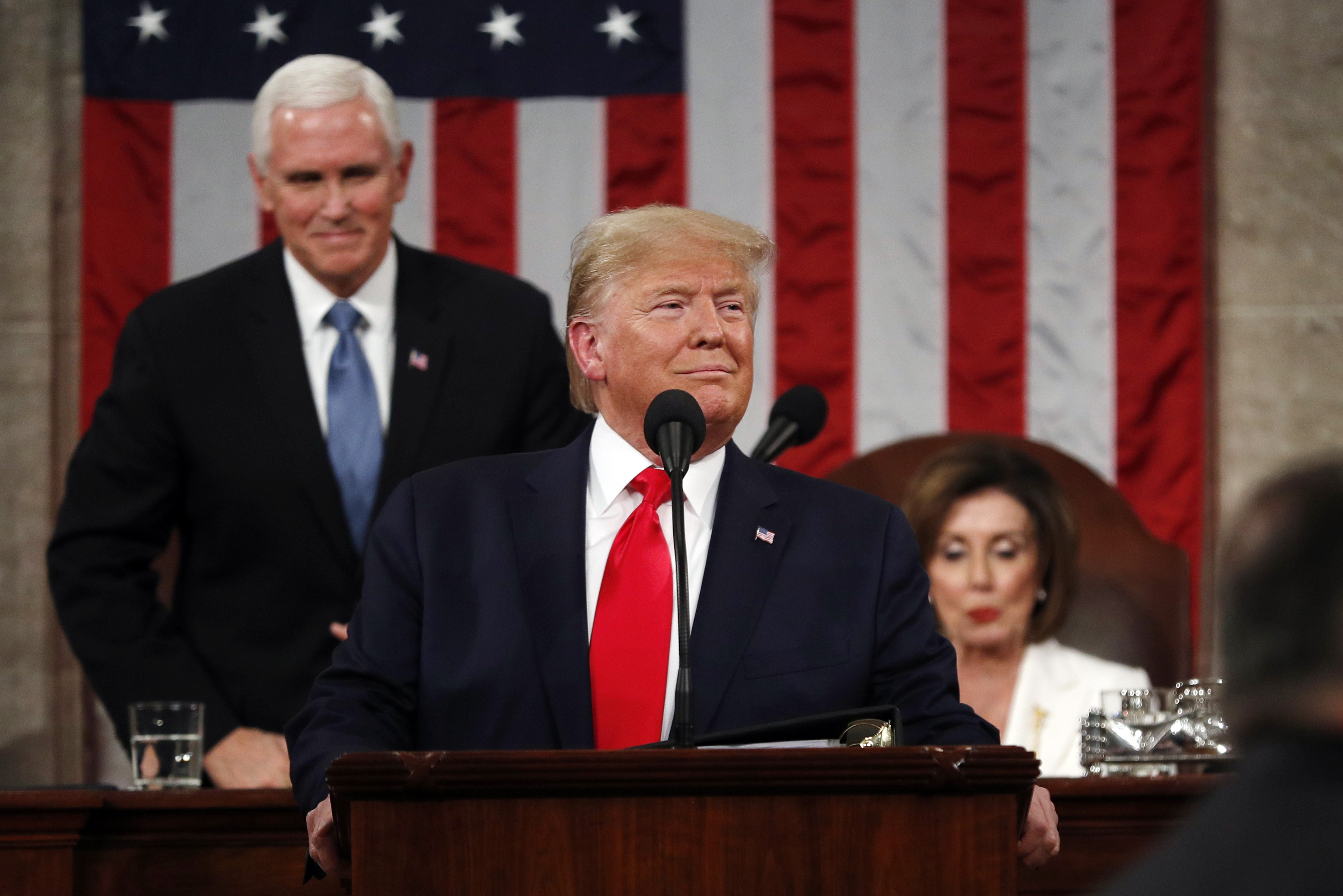 President Trump Gives State Of The Union Address